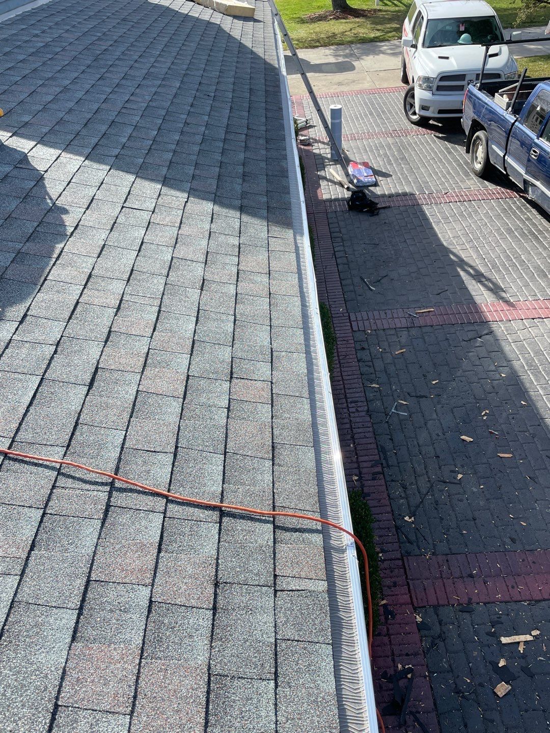 Residential Roofing Installation using GAF Timberline HDZ Williamsburg Slate  by Nitro Roofing and Construction