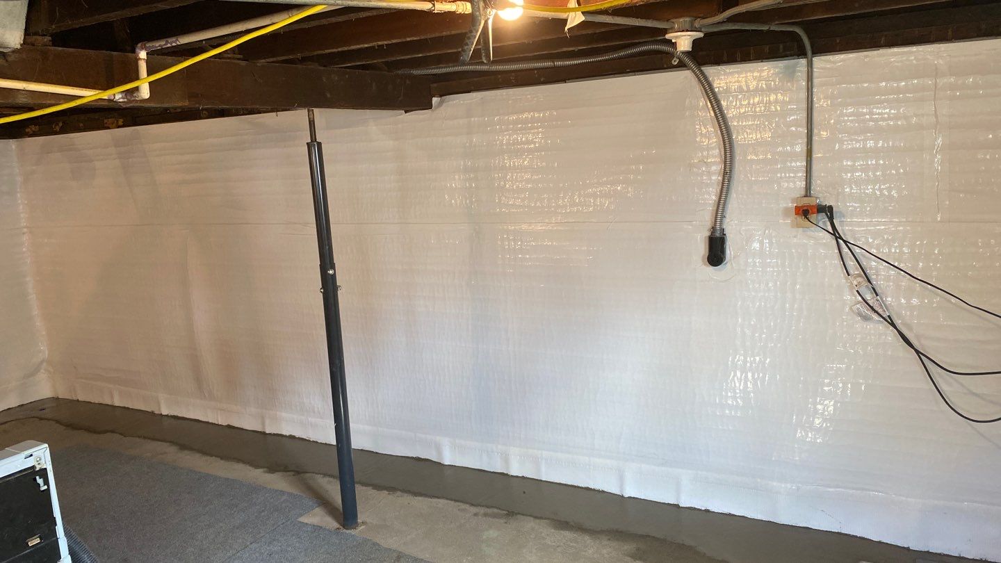 Interior Basement Waterproofing System by Toledo Basement Repair 