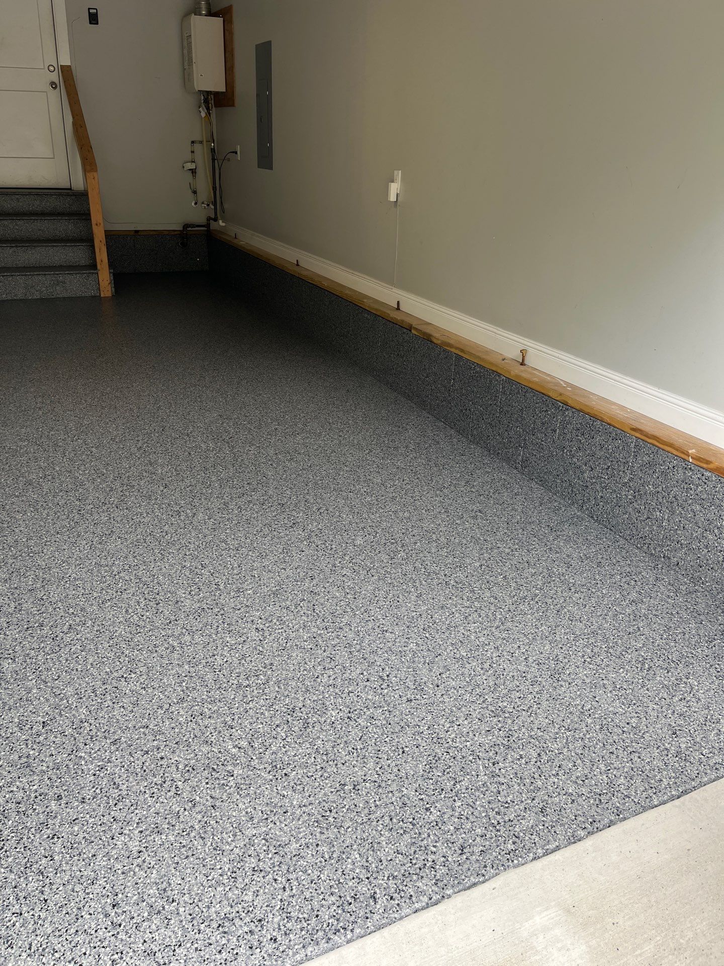 Garage Floor Coating using Nightfall by My Garage Floor Guys