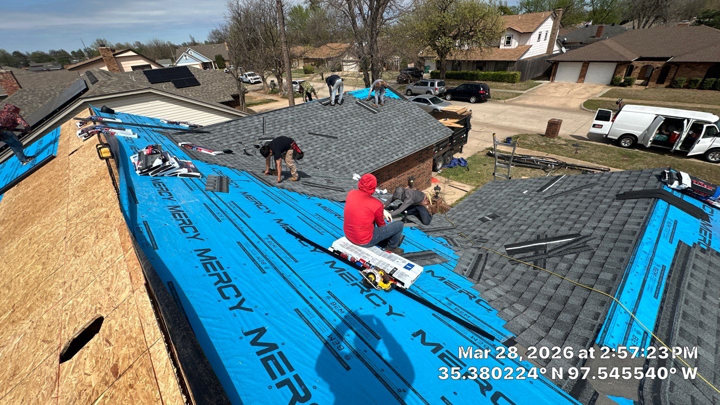 Project in Oklahoma City by Icon Roofing And Construction