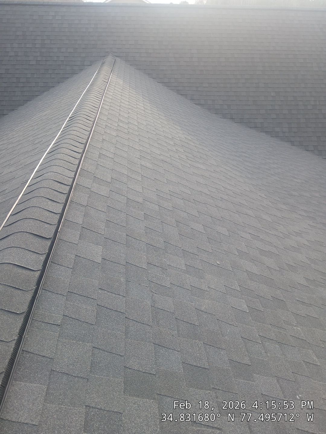 FORTIFIED Roof Installation in Jacksonville NC | CertainTeed Landmark AR Charcoal Black Shingles by RGR Construction and Roofing, LLC