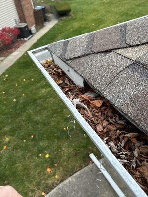 Turtle Shell gutter protection installation in Naperville, IL 60540, photograph 7