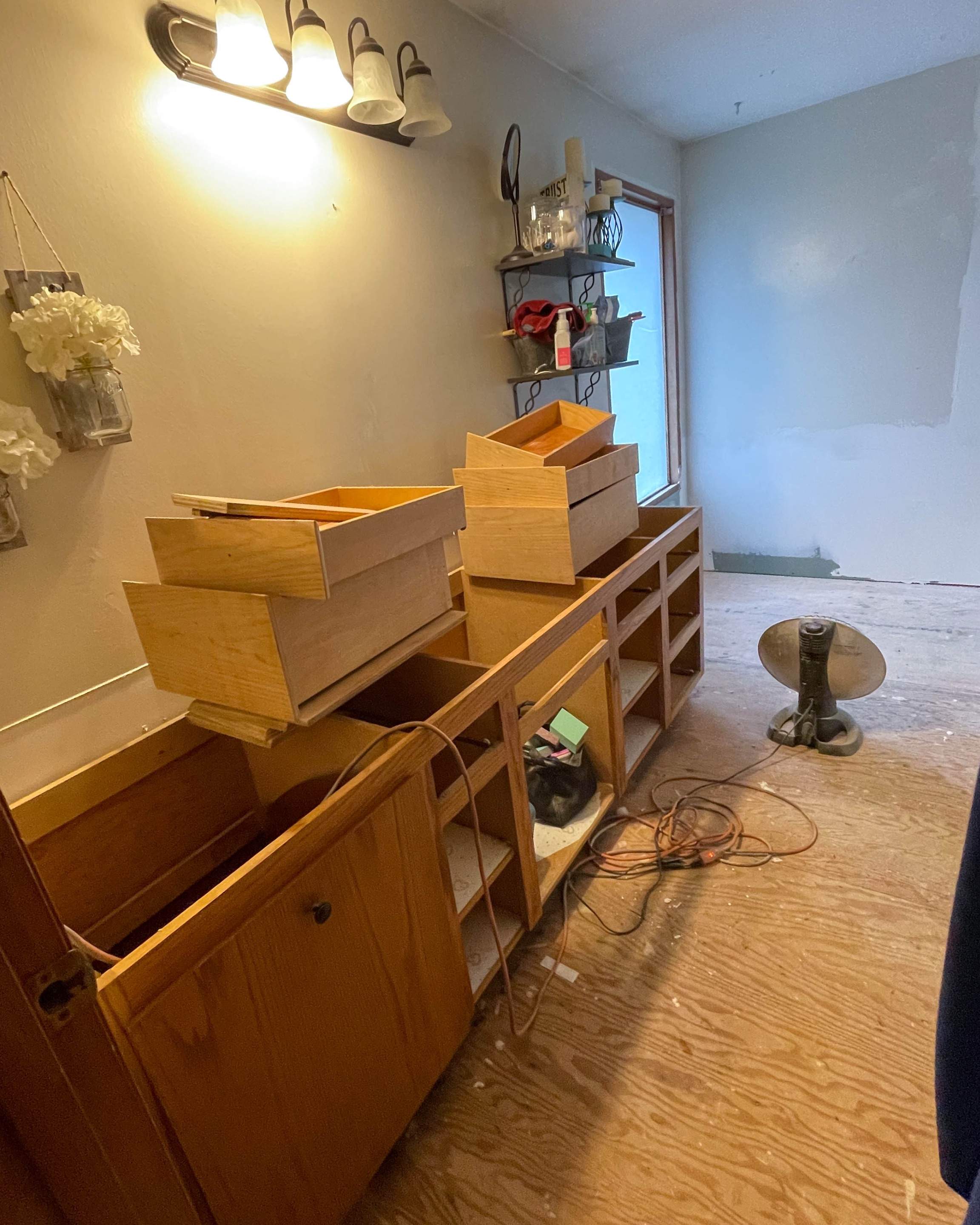 Bathroom Remodel using Shower Kit by Villegas Remodeling, LLC