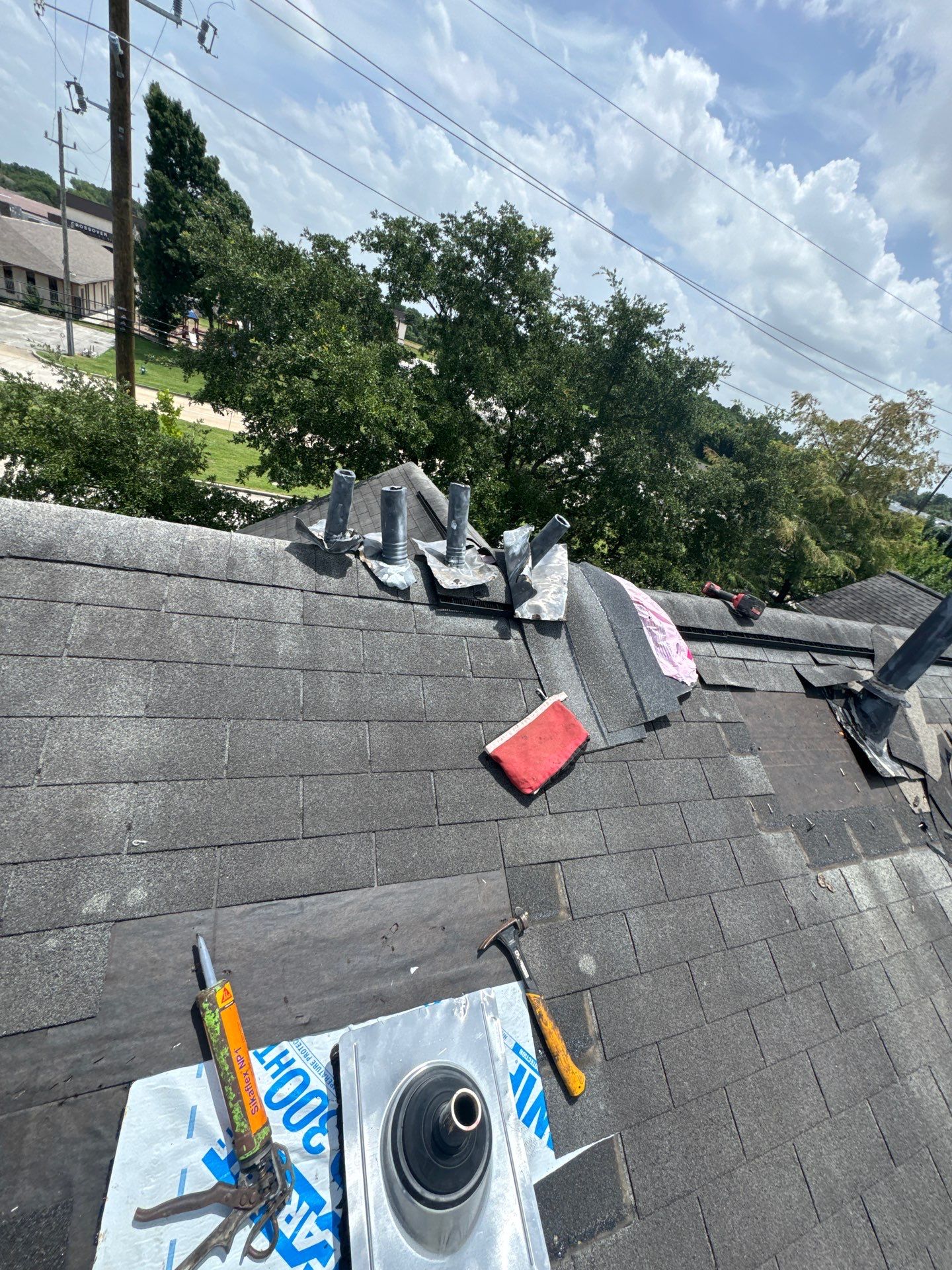 Project in Houston, TX by Associates Roofing Unlimited