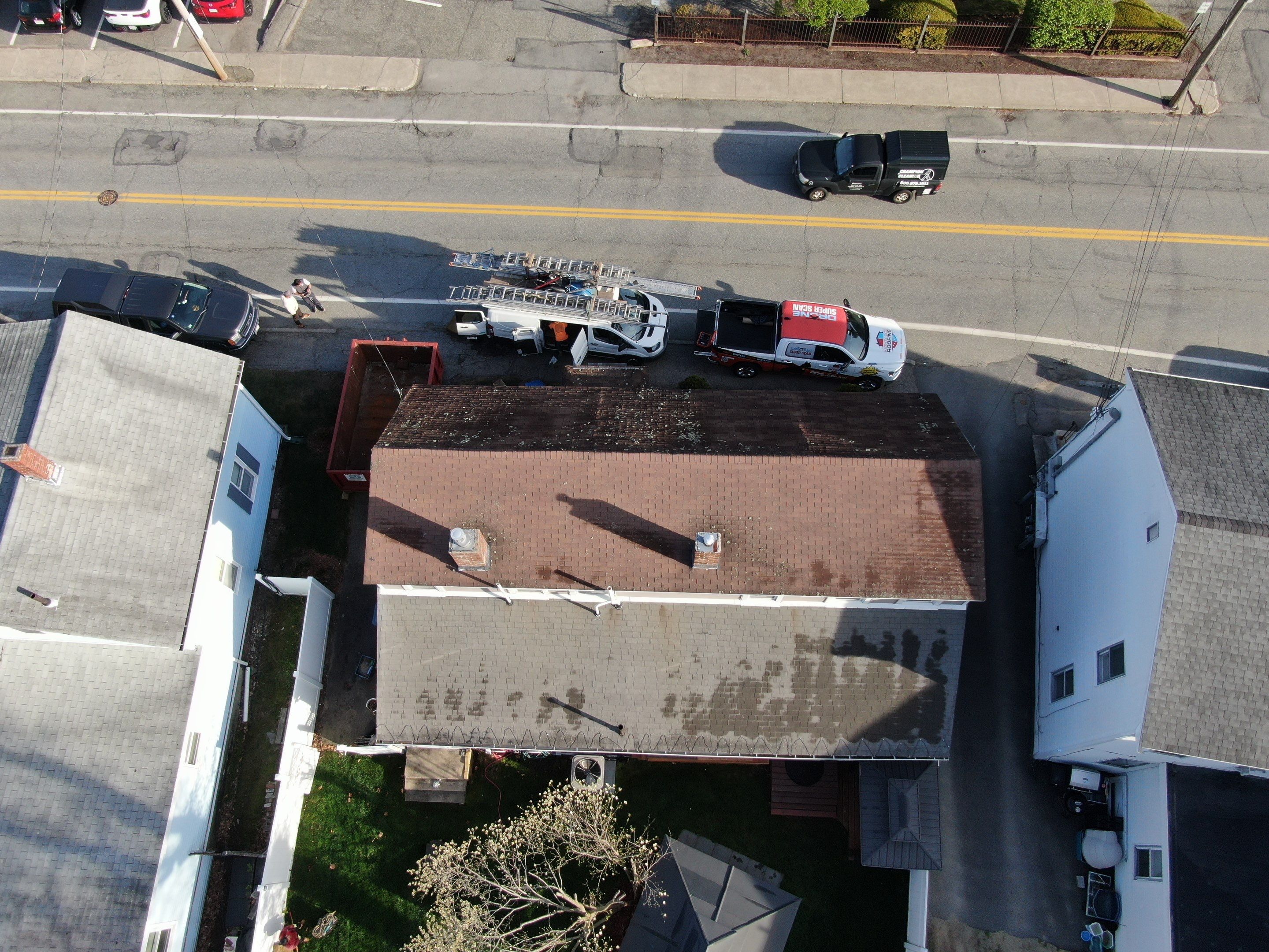 Roof Replacement with Owens Corning TruDefinition Shingles in Midnight Plum by Mighty Dog Roofing of Greater Middlesex County