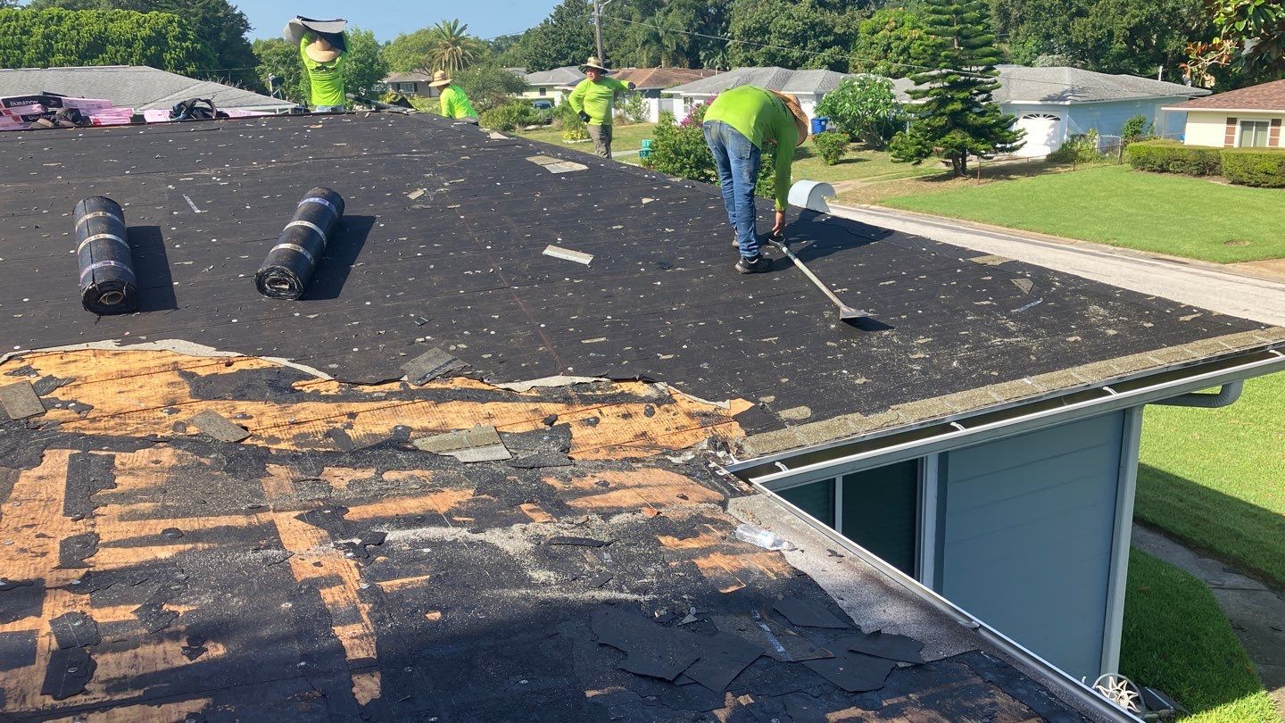 Project in St. Pete 33710 by Mitchell Roofing Company LLC 