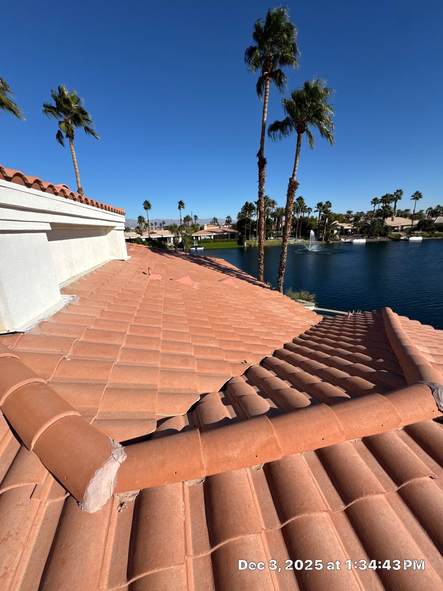 Project in La Quinta by Desert Roof Concepts