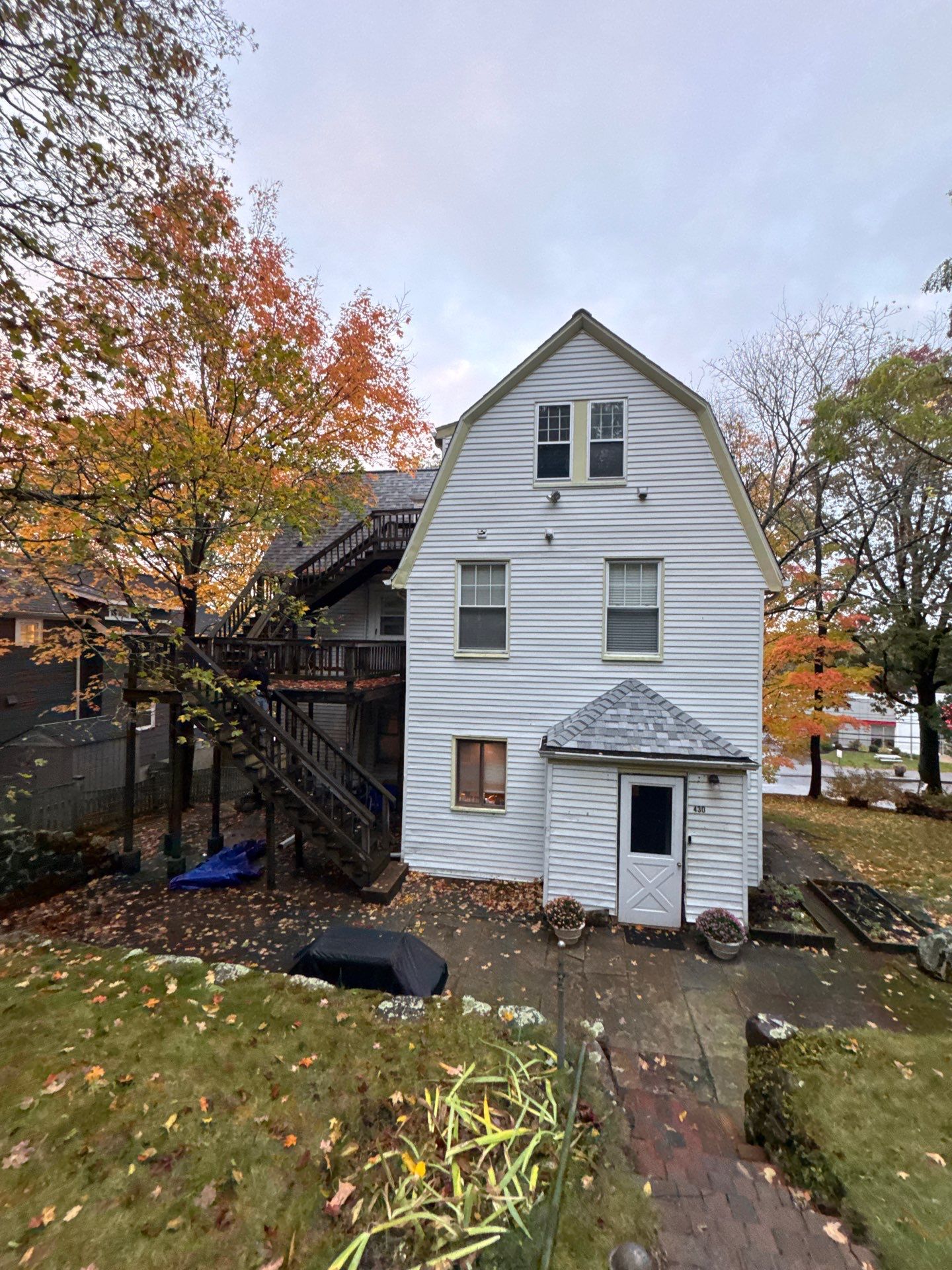 Full Roof & Porch EPDM Replacement with Skylight and Chimney Repairs by Mighty Dog Roofing of Greater Middlesex County