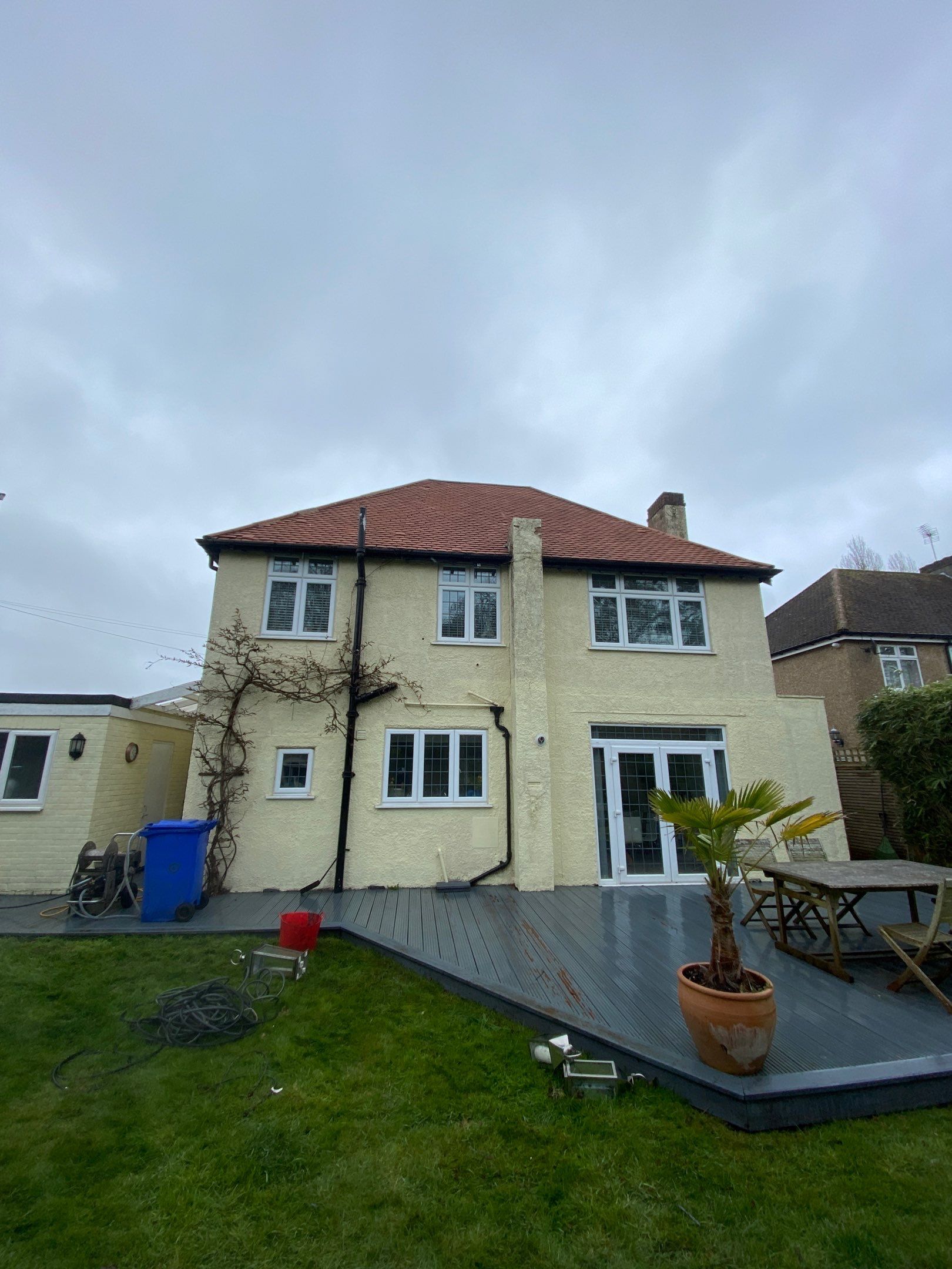 Roof Clean and Biocide Treatment using Honda 15lpm Low Pressure Washing Machine by Ges Exterior Cleaning ltd