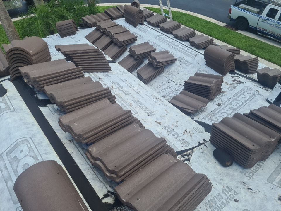 Residential Roofing Installation using Eagle Roofing Tile by BLUES BROTHERS ROOFING