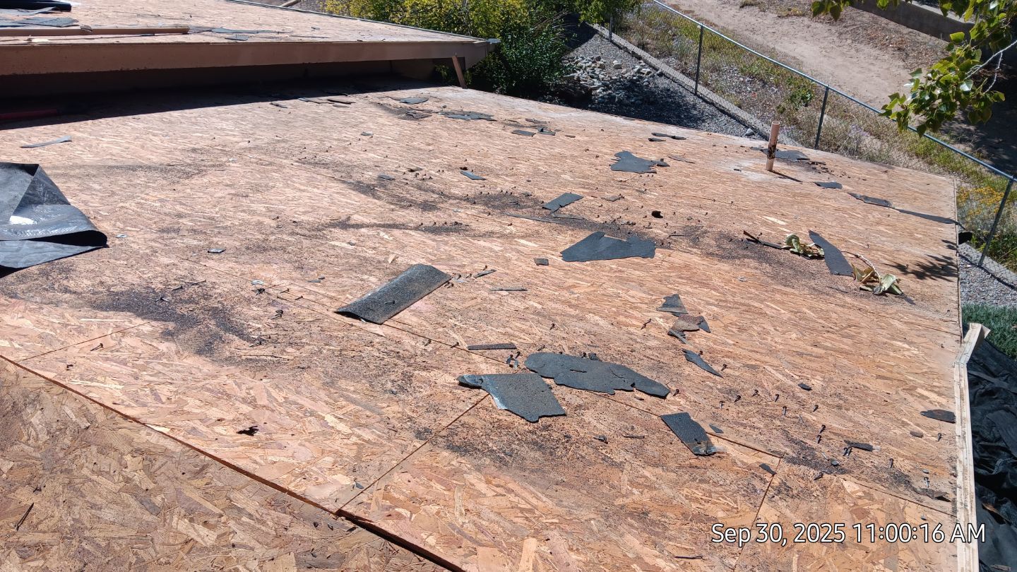 Oakridge Desert tan shingles in Chimayo Meadows by Doyle Roof Masters Inc