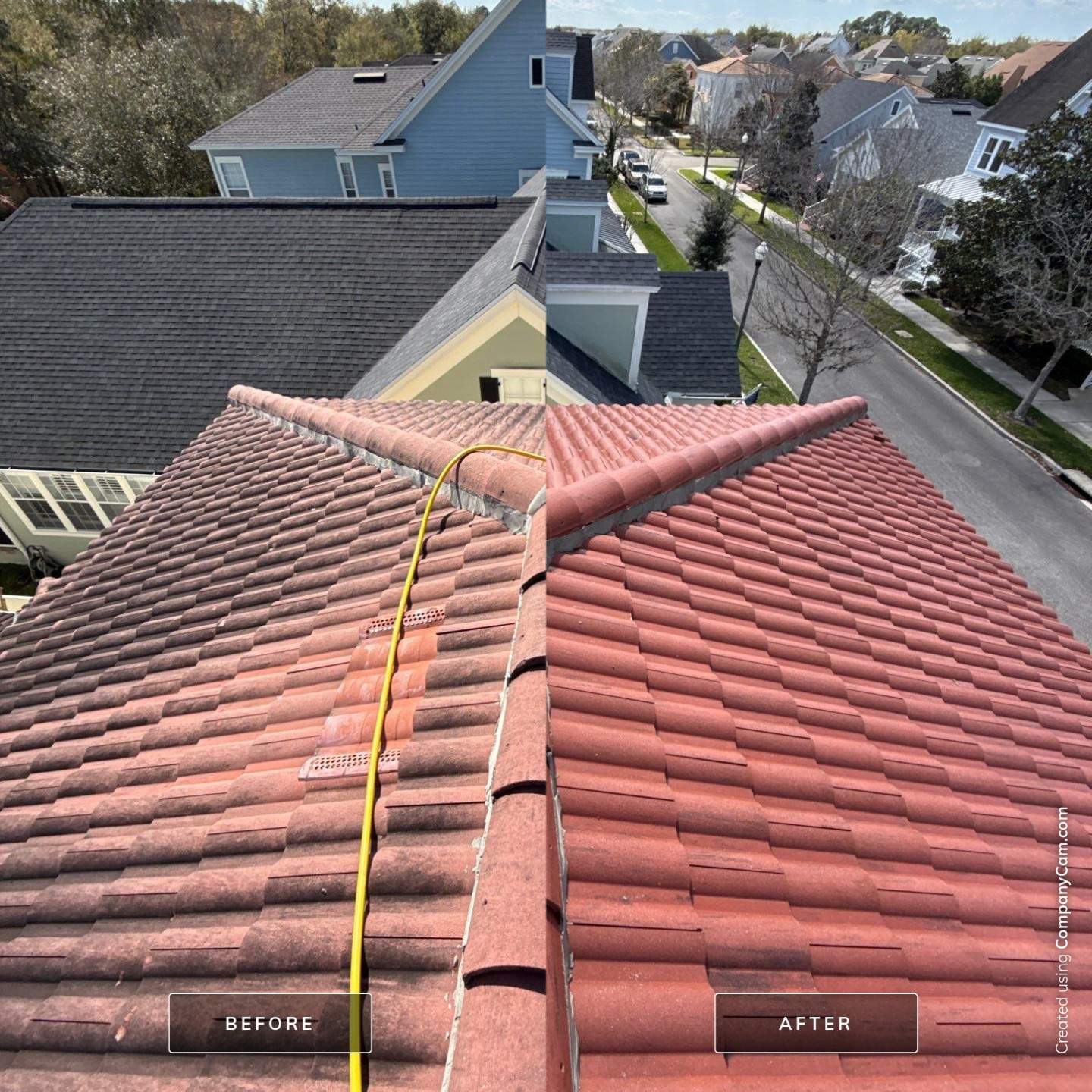 Tile Roof Cleaning by Mallard Systems