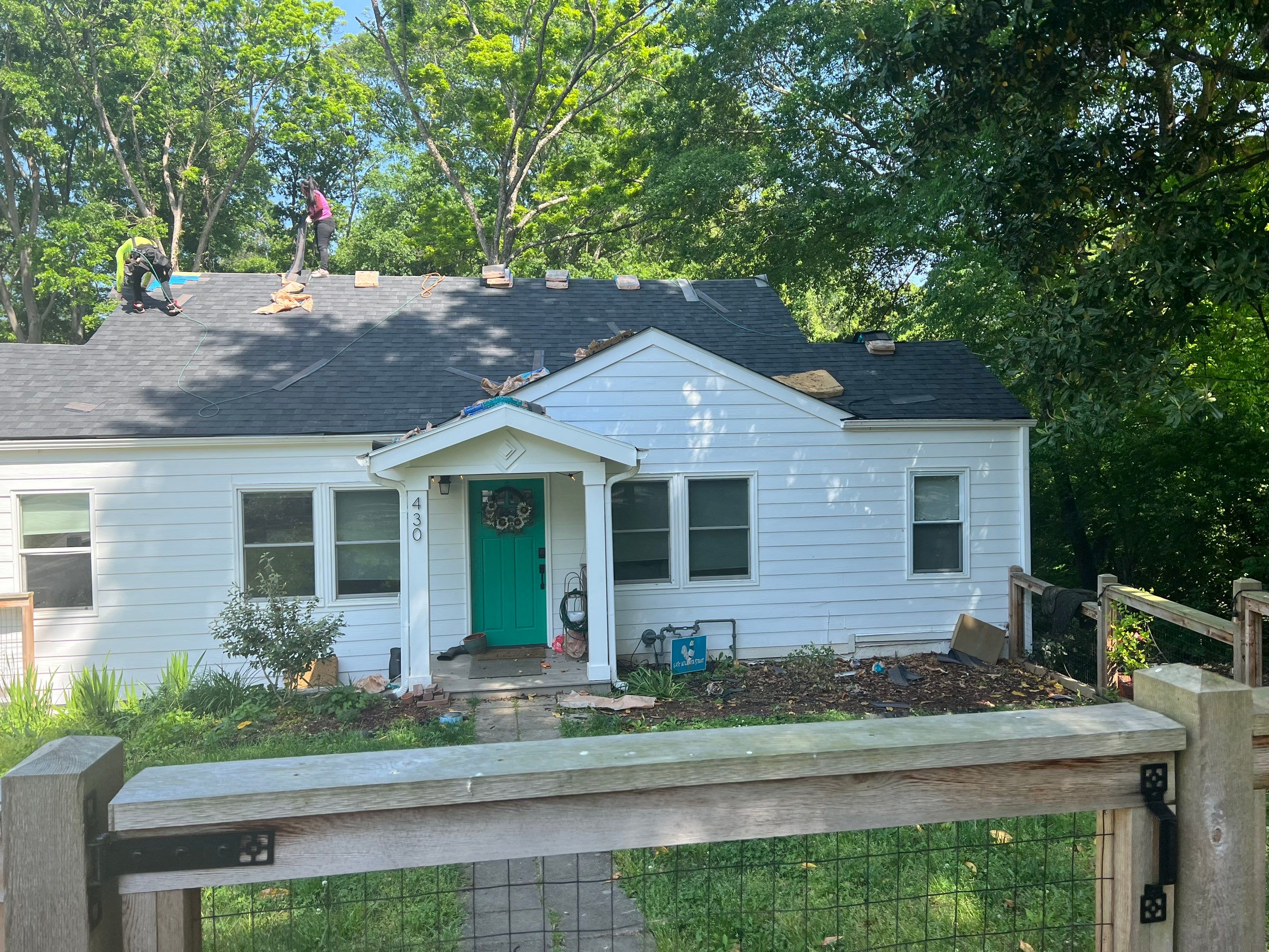 Roof Replaced and interior repaired by Nailed It Roofing & Remodeling LLC