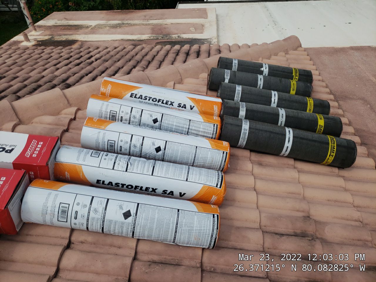 Residential Roofing Installation using 1" Nail strip metal roof by BLUES BROTHERS ROOFING