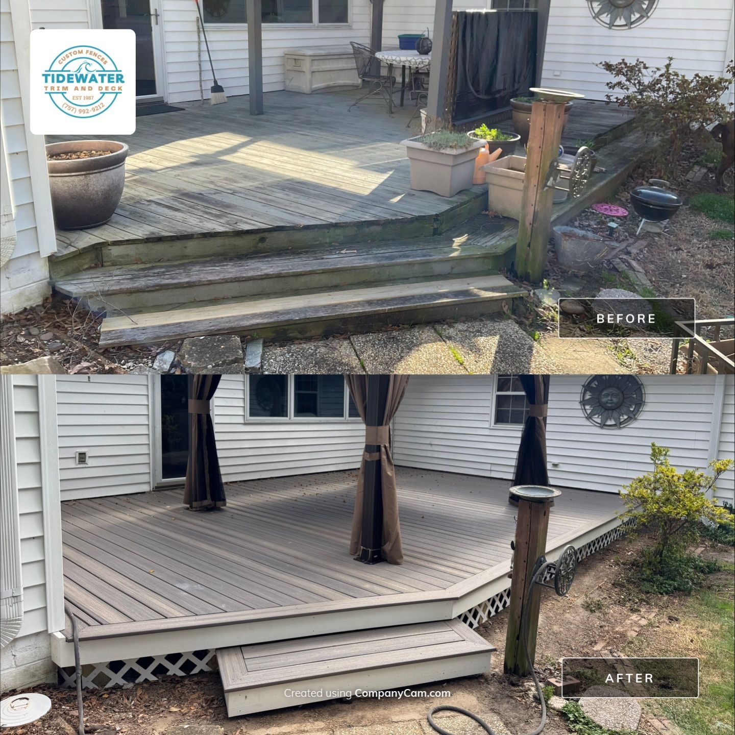 Step Outside to Something Beautiful. by Tidewater Trim & Deck