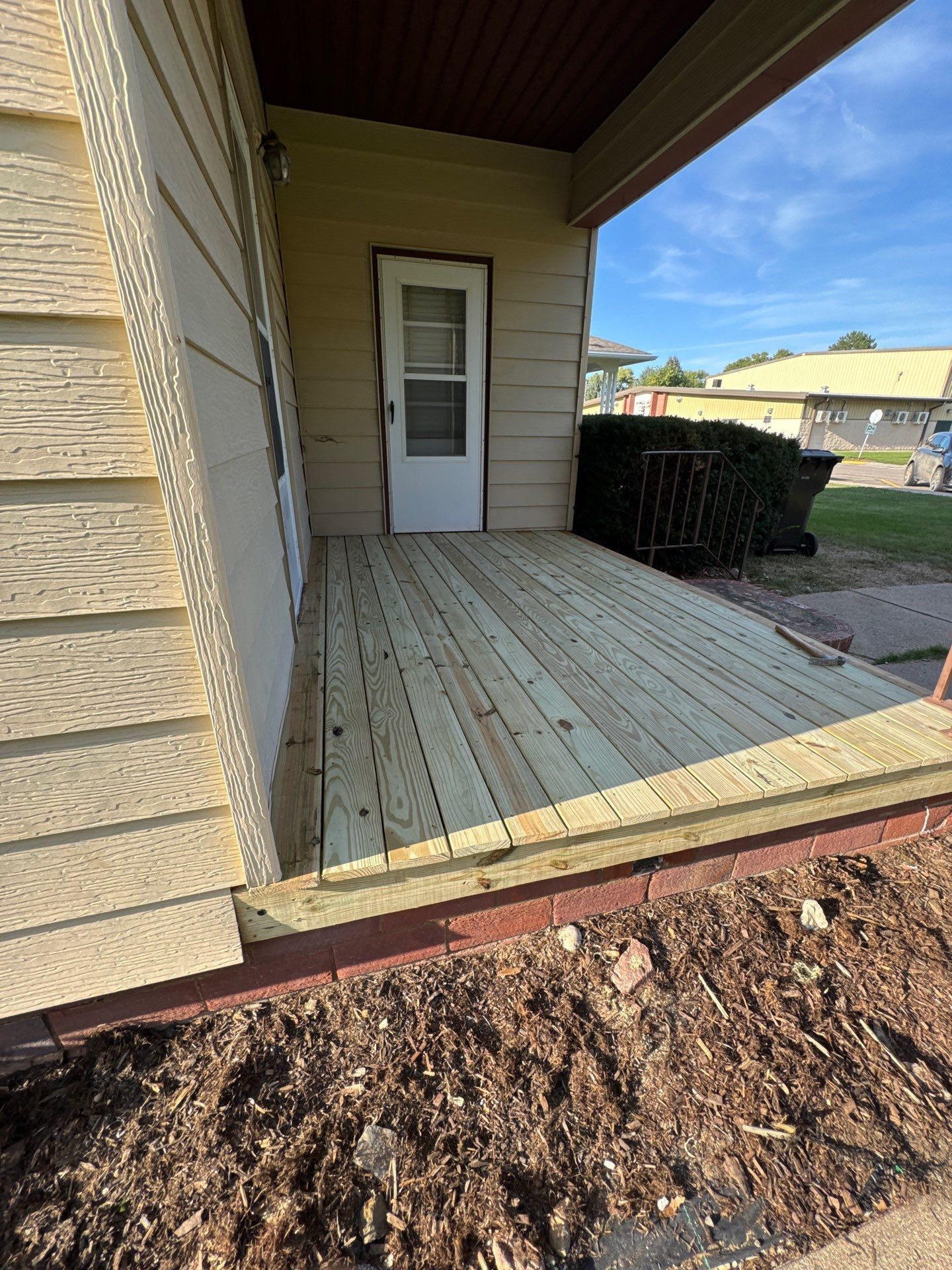 Front Porch Deck Rebuild in Dodge, NE by Crows Roofing LLC