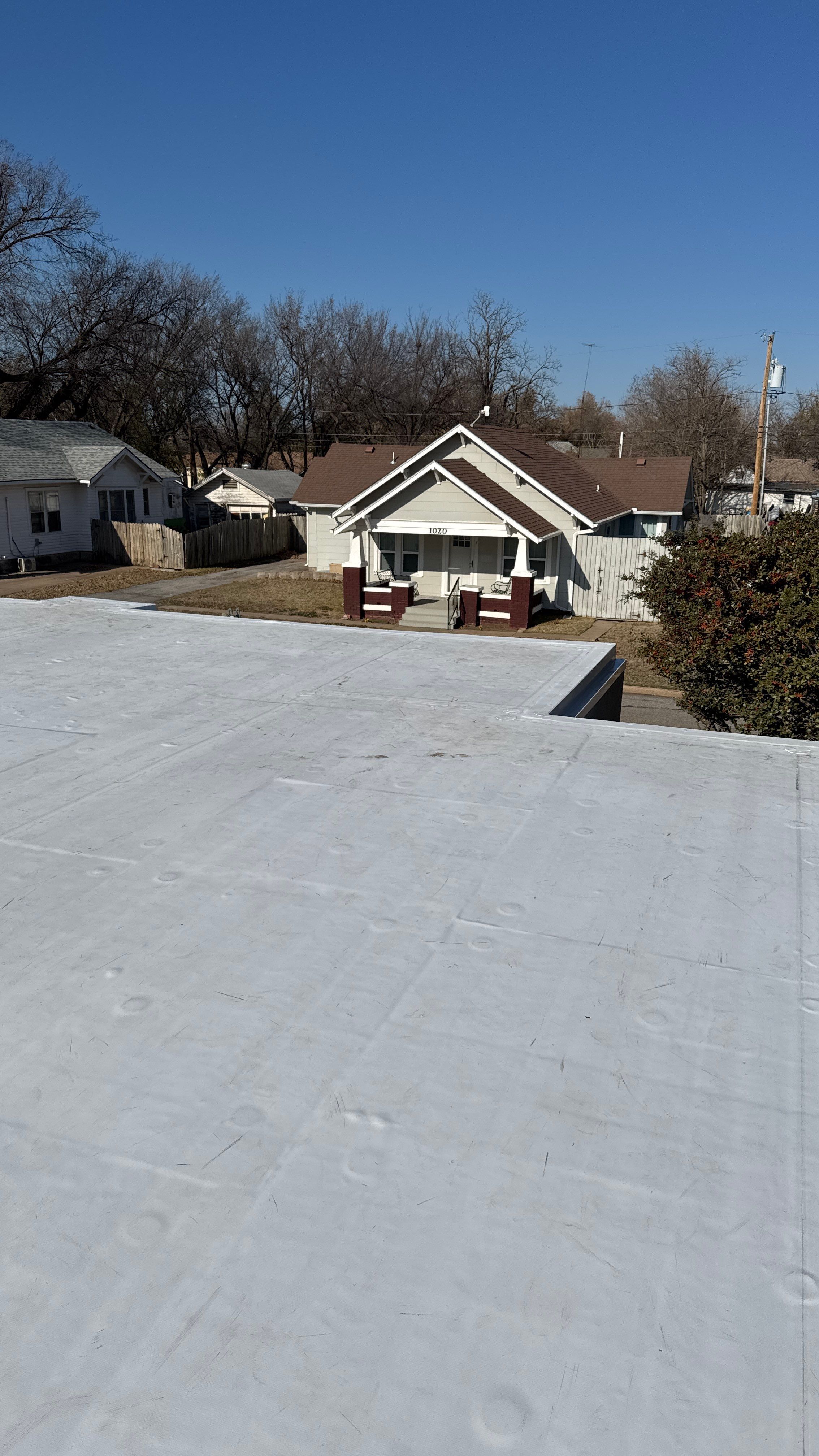 Commercial Roofing Installation using Mule-Hide by Frontline Roofing and Construction