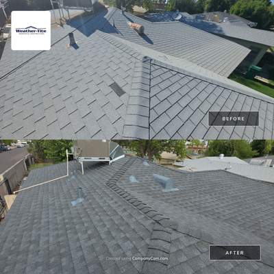 Residential Roof Install using GAF