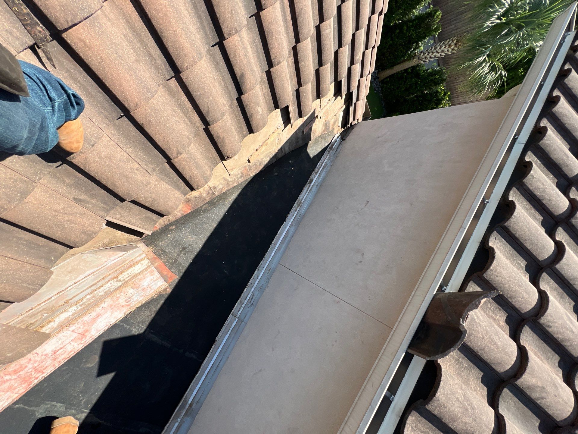 Residential Roofing Repair using tile by Roof Repair Company
