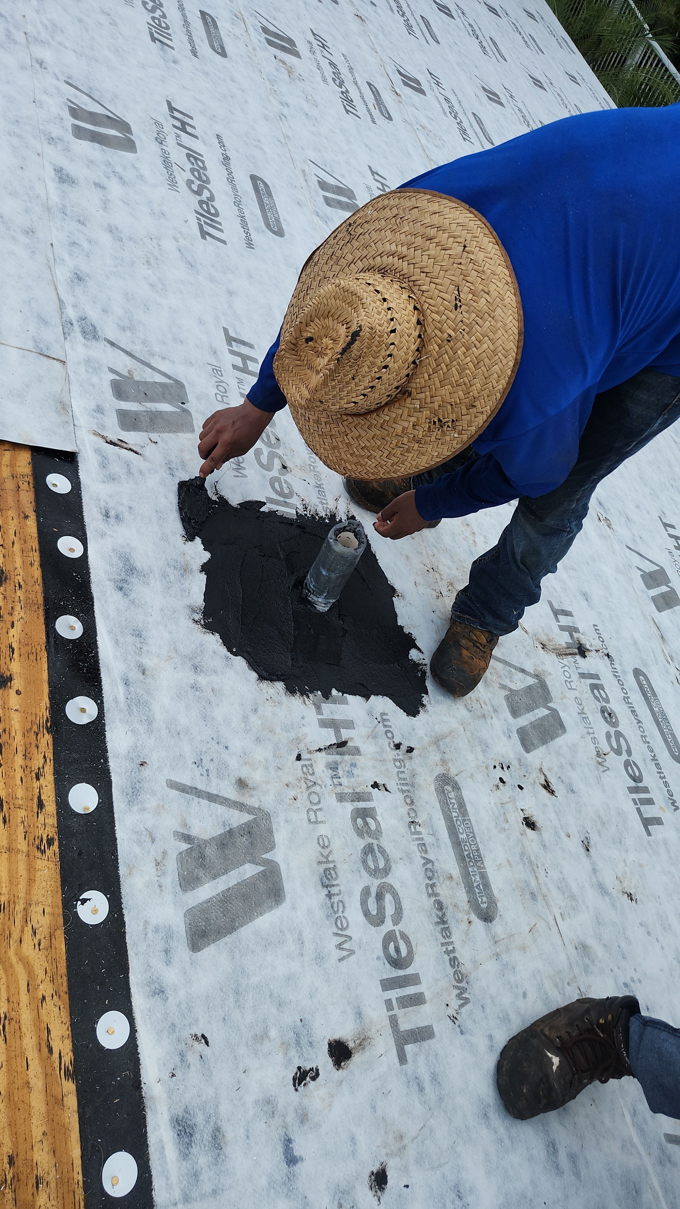 Tile Roof Replacement and Sheathing Repair in Boynton Beach by Aastro Roofing