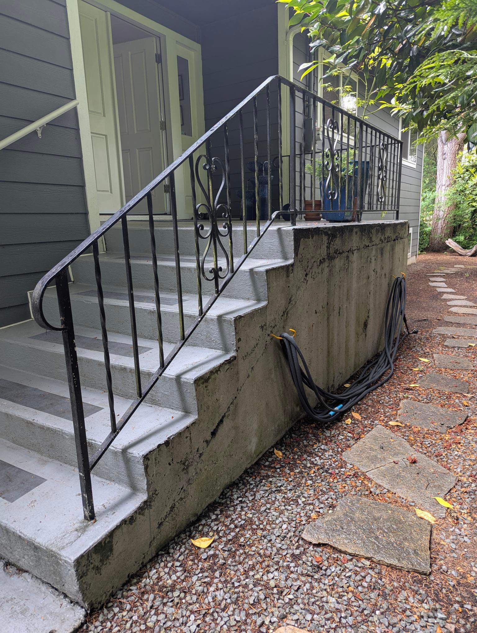 Epoxy Stairs & Sealcoat Driveway Application by Jireh Asphalt & Concrete Inc 