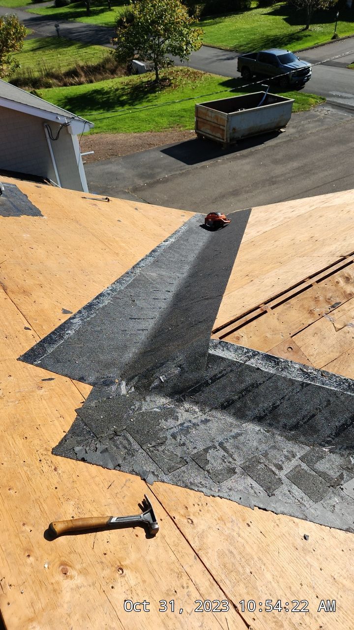 Residential Roofing Installation using Owens Corning TruDefinition Estate Gray by A Plus Exterior