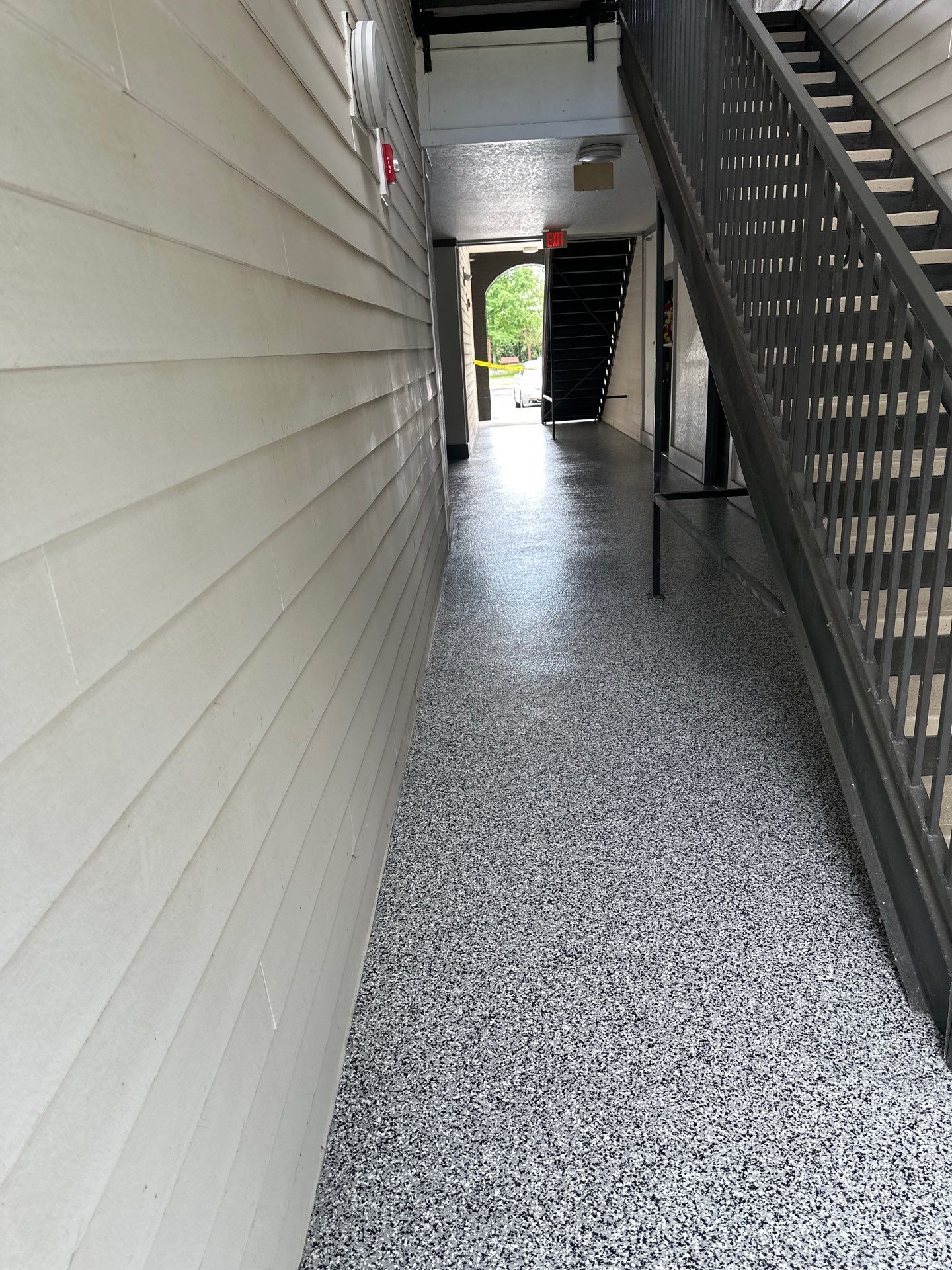 Commercial Floor Coating using Silverton by My Garage Floor Guys