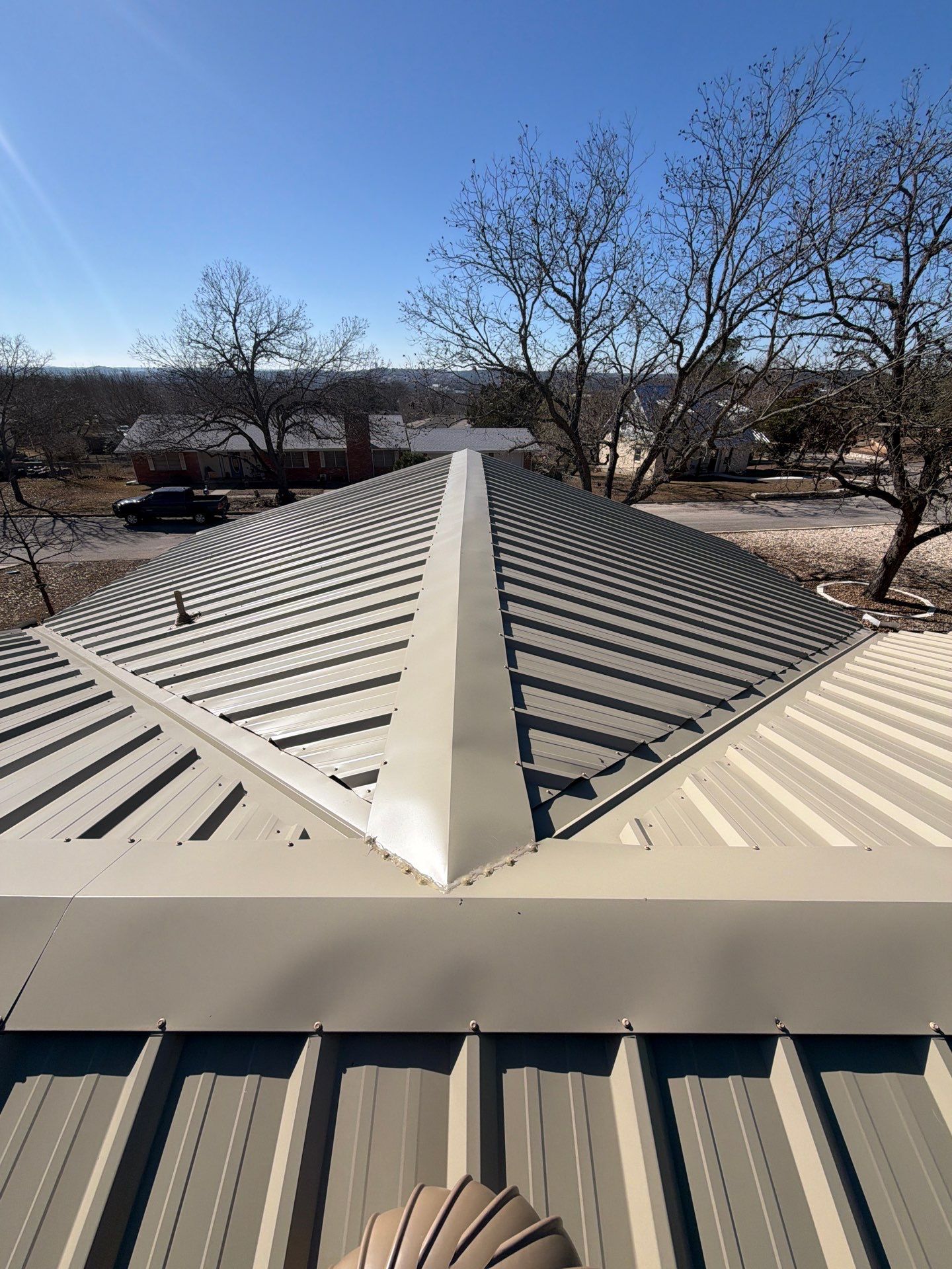 Residential Metal Roof Replacement and Custom Fascia Repair in Kerrville by Rich the Roofer LLC