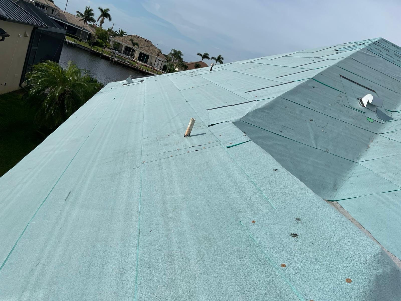 SW Cape Coral Stone Coated Steel Roof Installation by Four Peaks Roofing