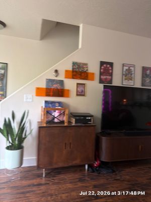 Custom Media Console and Floating Shelf Installation in South Salt Lake