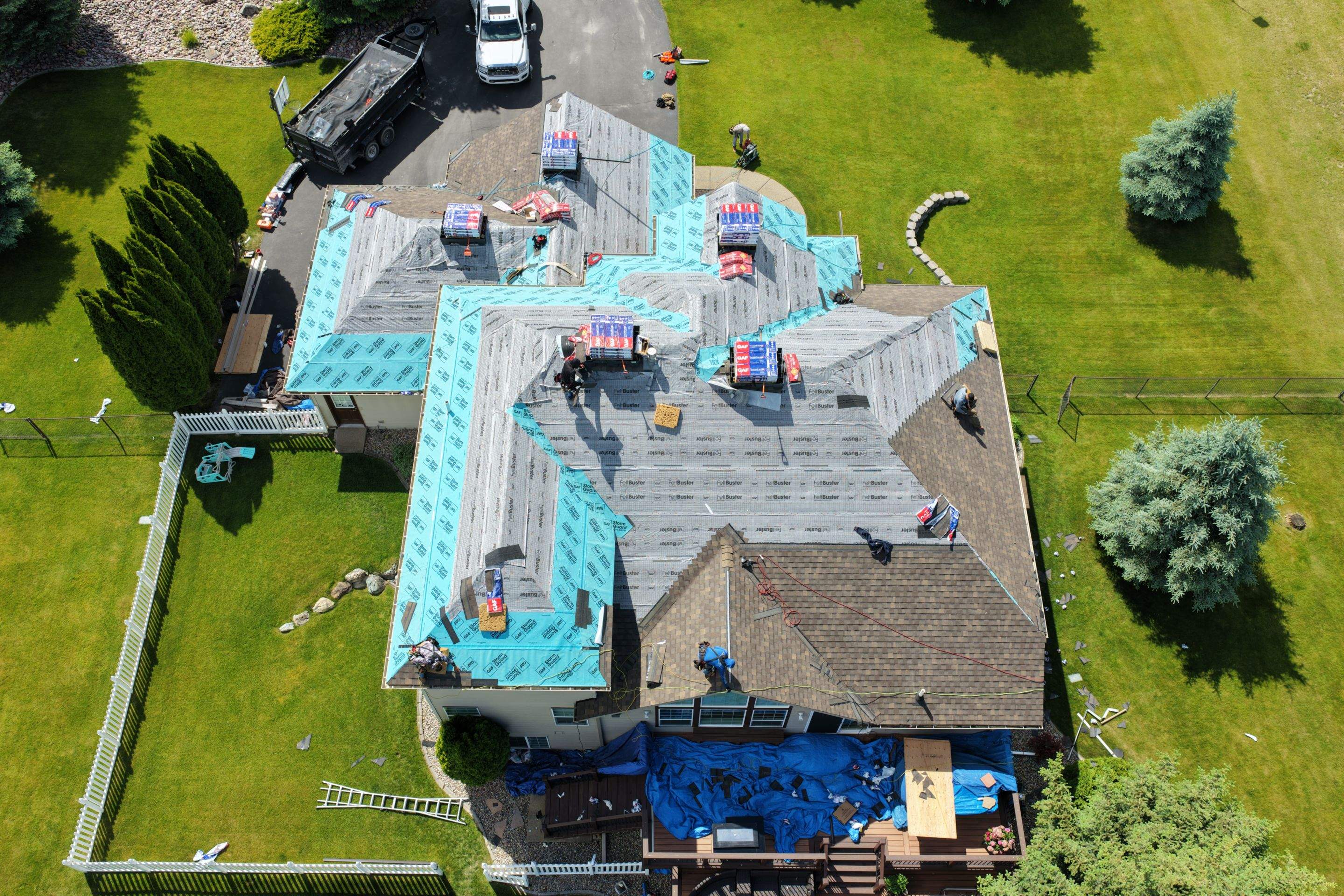 Roof Replacement using GAF Timberline HDZ - Chestnut Valley by Montana Roofing Solutions