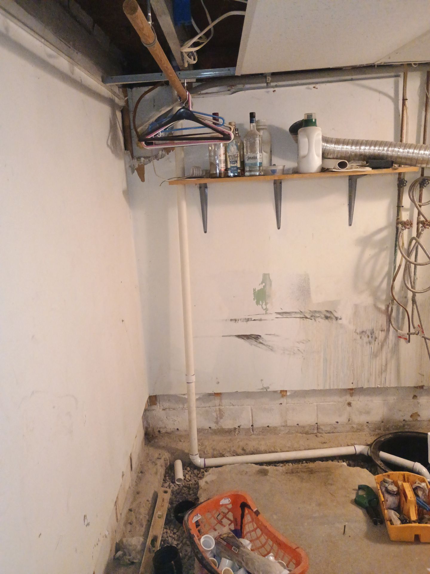 Interior Drain Tile Installation in South Minneapolis by Waterproofing Northeast