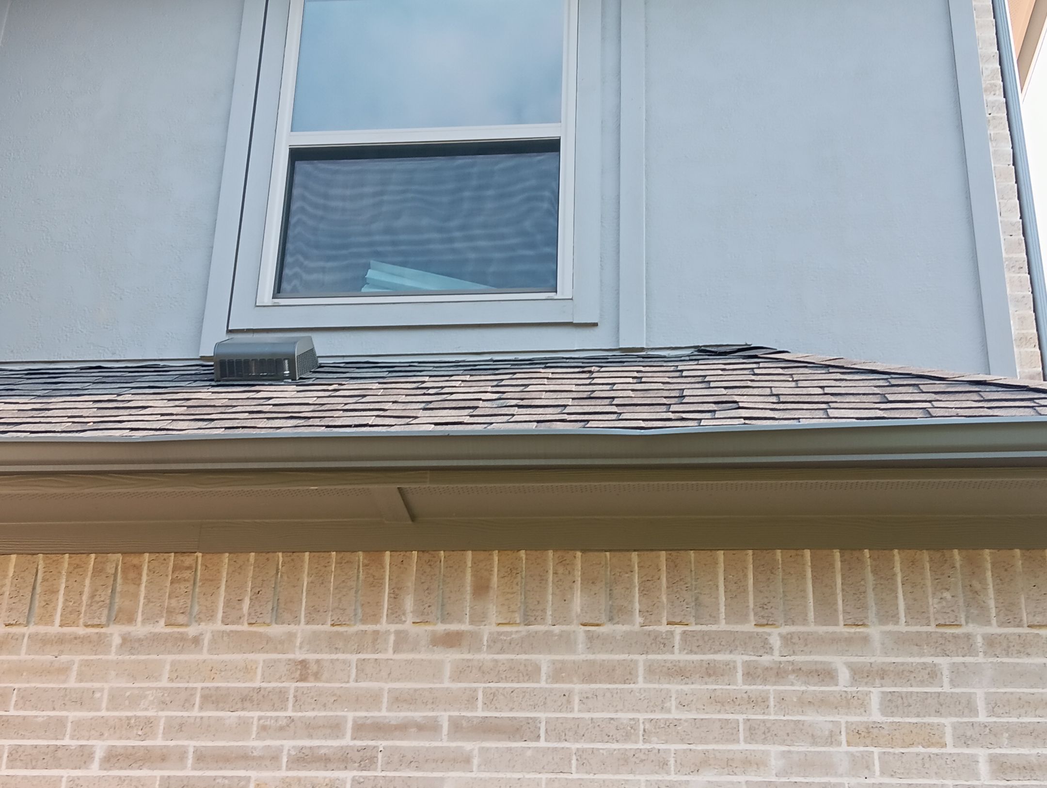 Insurance Claim Roof and Gutters using Certainteed Landmark Weathered Wood by Tex-Line Roofing
