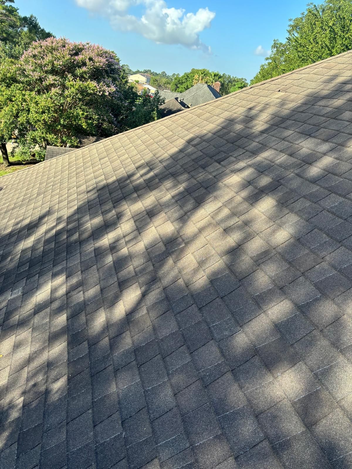 Hail Damage using Owen's Corning Duration (Lifetime) Shingles by Roof Repair Company