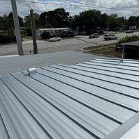 26ga 1" Nail-Strip Mill Finish  by Total Roofing System The Metal Roof Experts