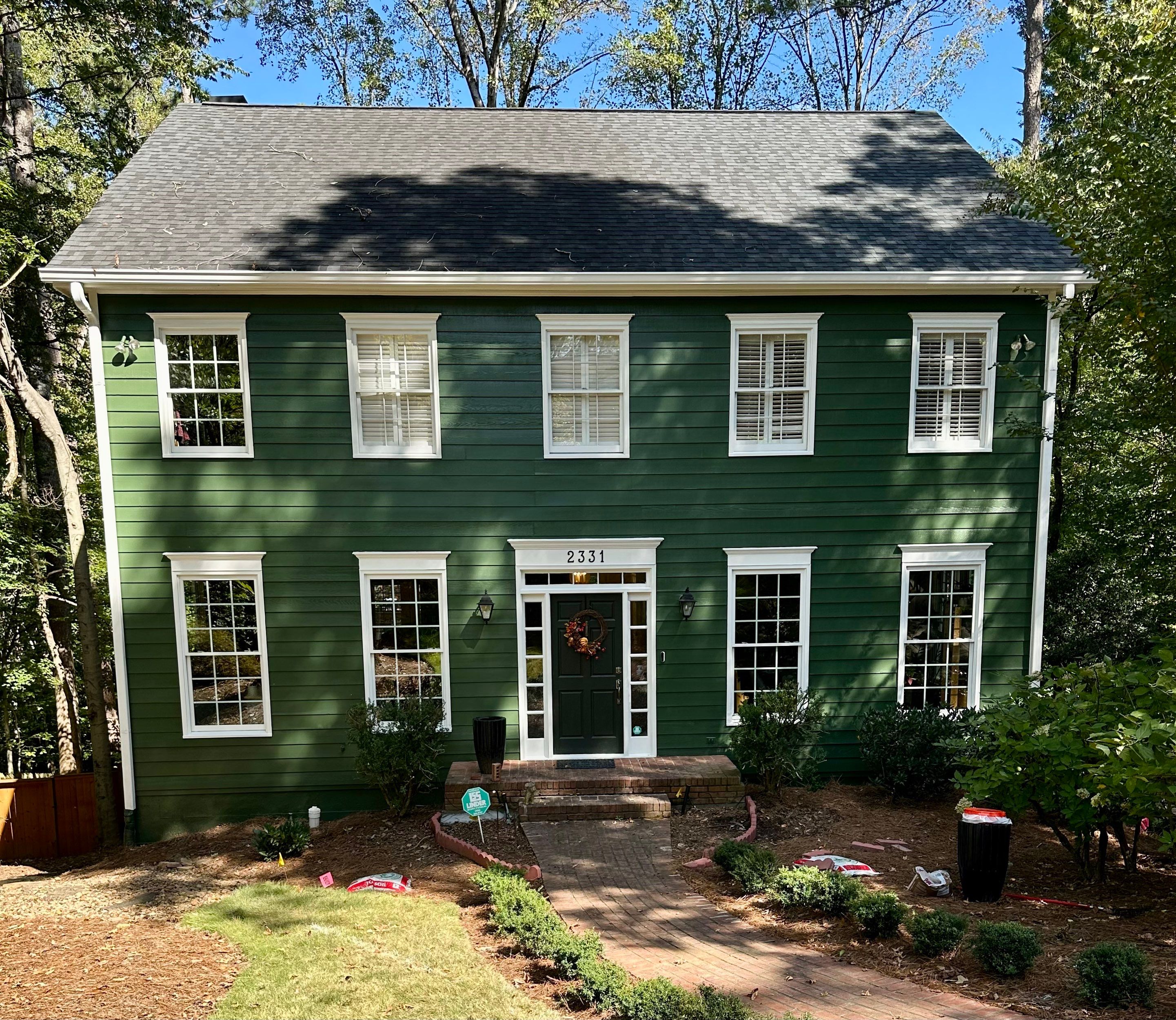From Faded Beige to Bright Green by Atlanta's Paint Doctor