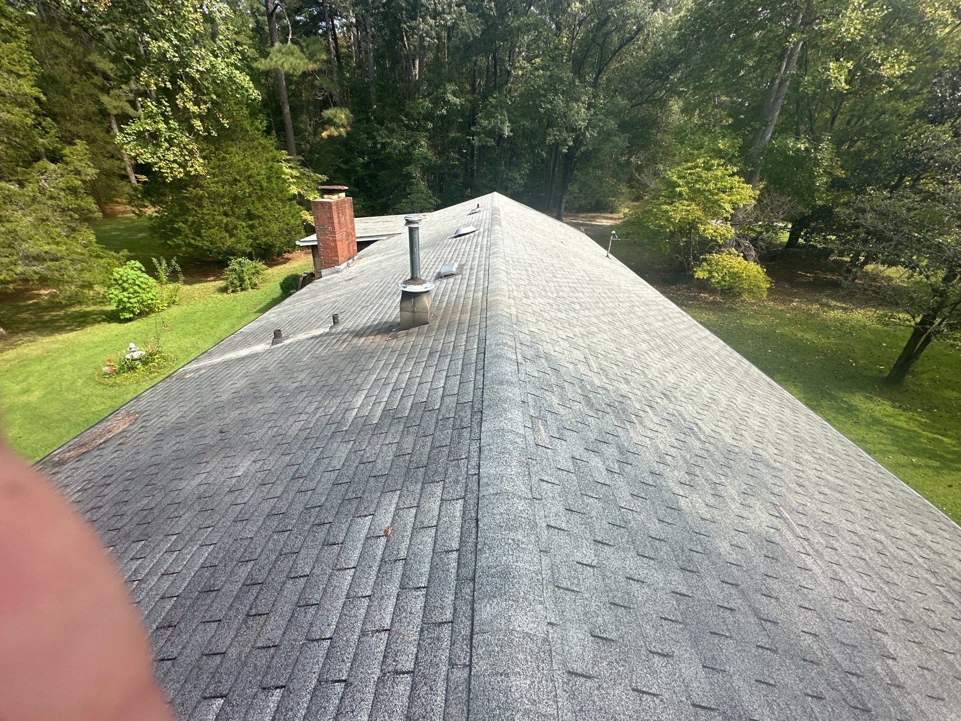 Residential Roof Replacement using Owens Corning Quary Gray by Inspector Roofing and Restoration