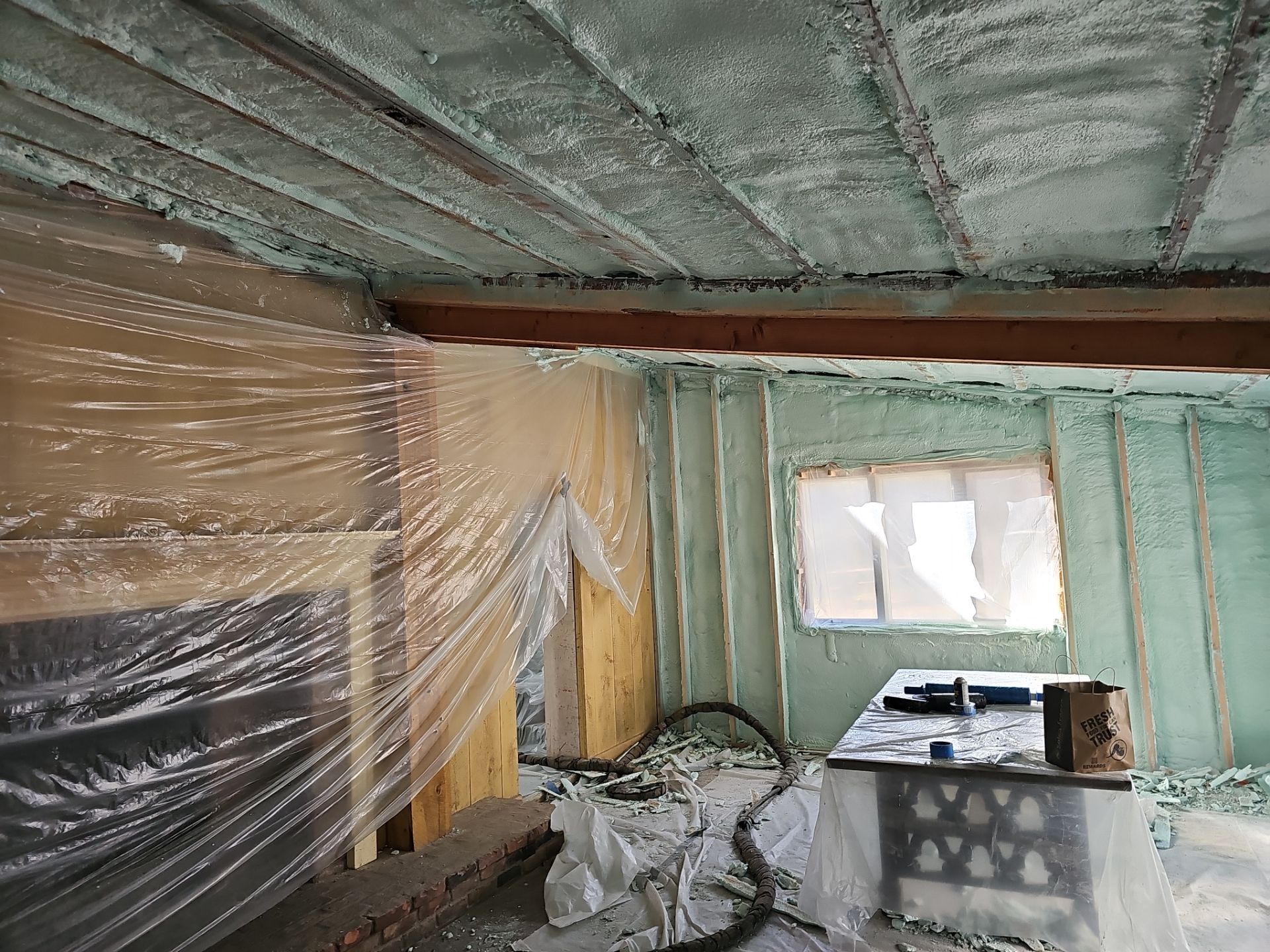 Home Remodel using Closed Cell Spray Foam by NYS Foam & Energy