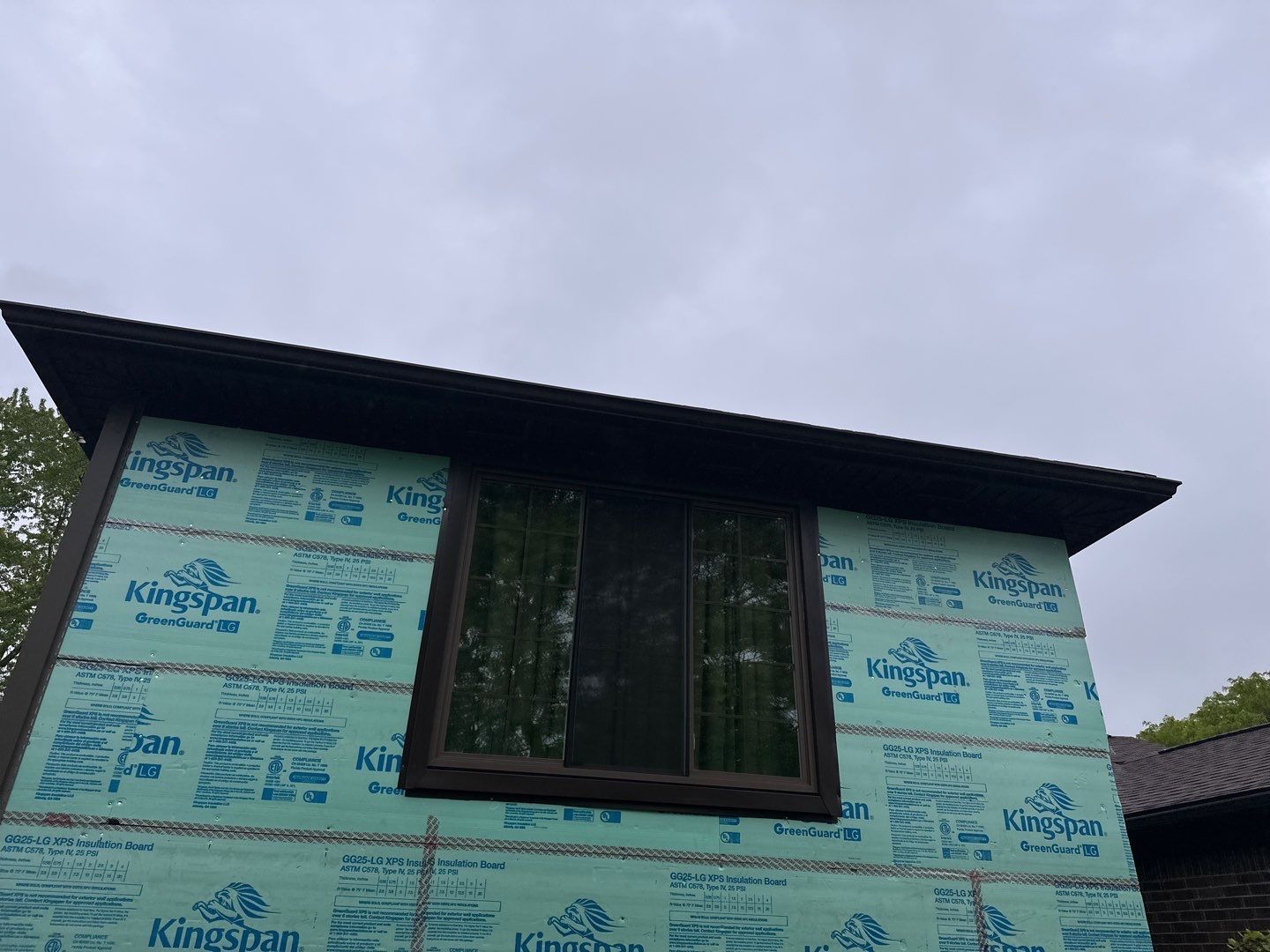 Siding Installation using Ascend 7" Composite Flagship Brown by 180 Contractors