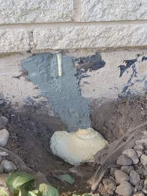 Foundation Crack Injection – Crawl Space