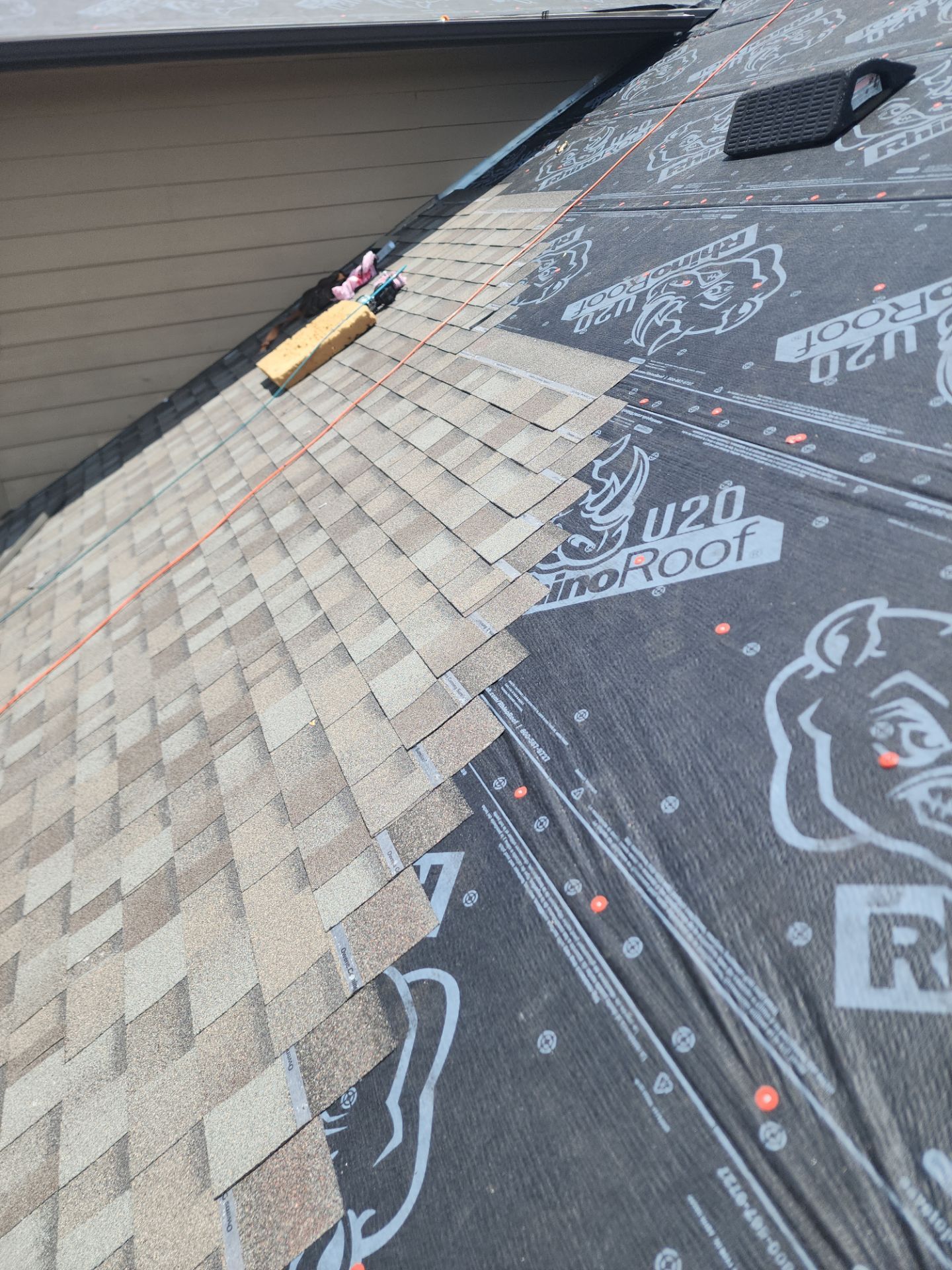 Residential Roofing Installation using Owen's Corning Duration (Lifetime) Shingles by Roof Repair Company