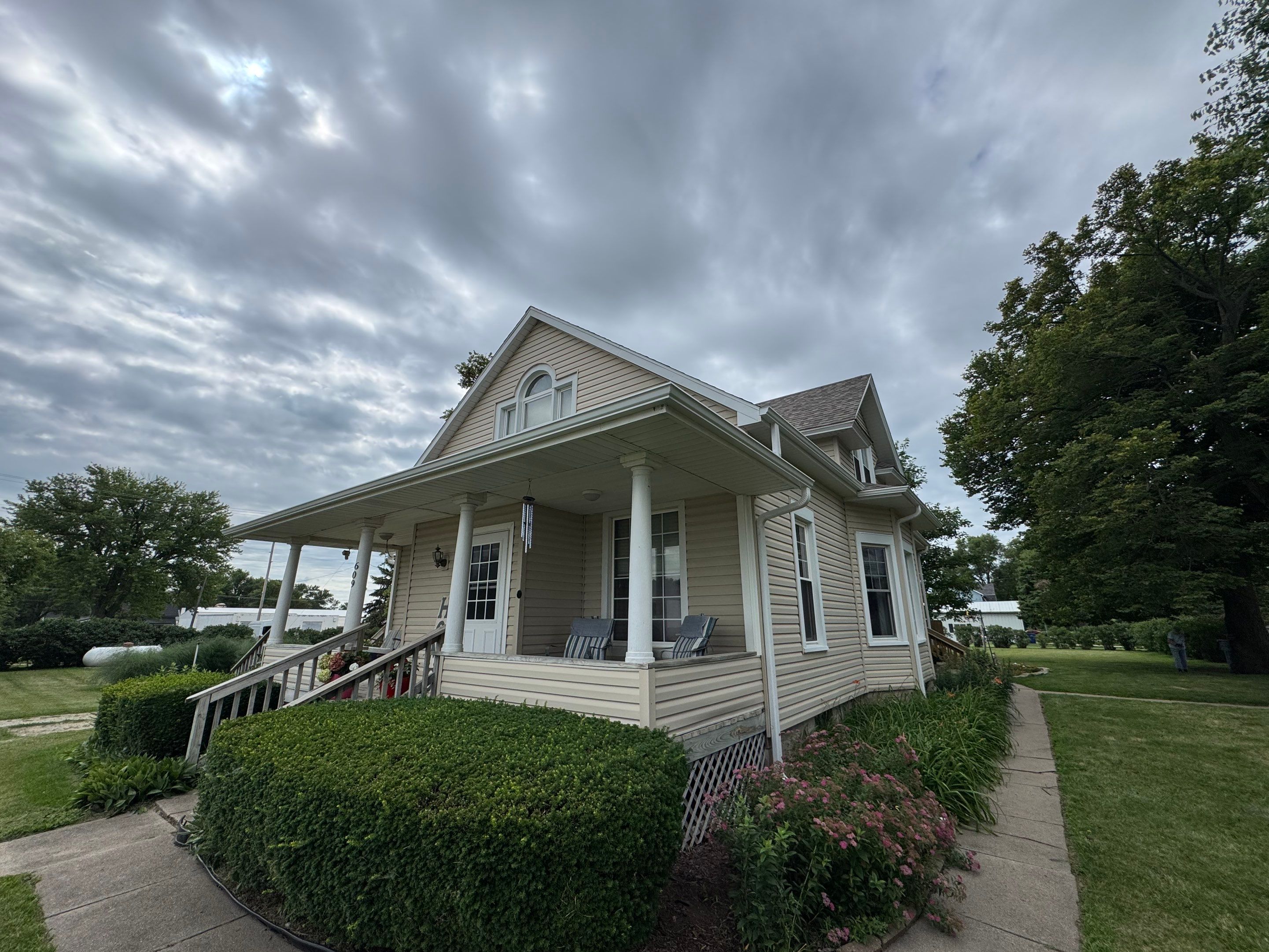 ROOFING -White Window Trim in Snyder by Crows Roofing LLC