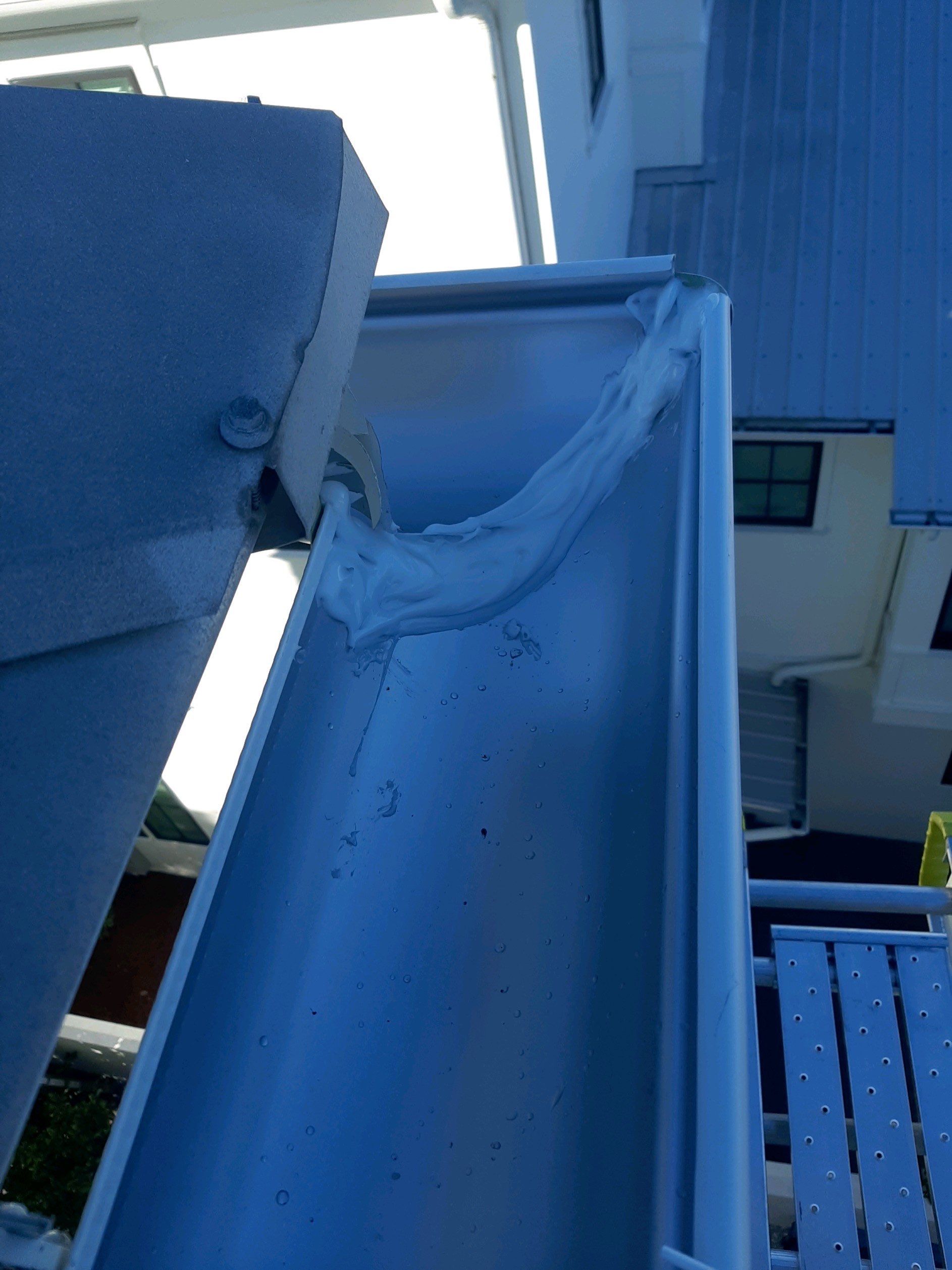 Gutter Installation Using White 6 Inch Seamless Gutters by Gutter Professors