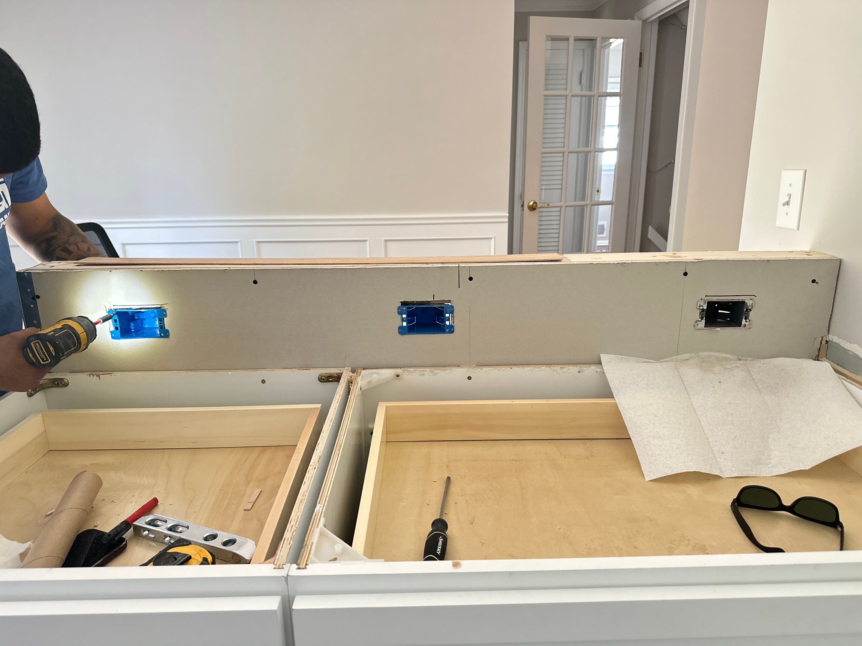 Interior Painting/Bathroom Remodel using Tile by Home Concepts Construction