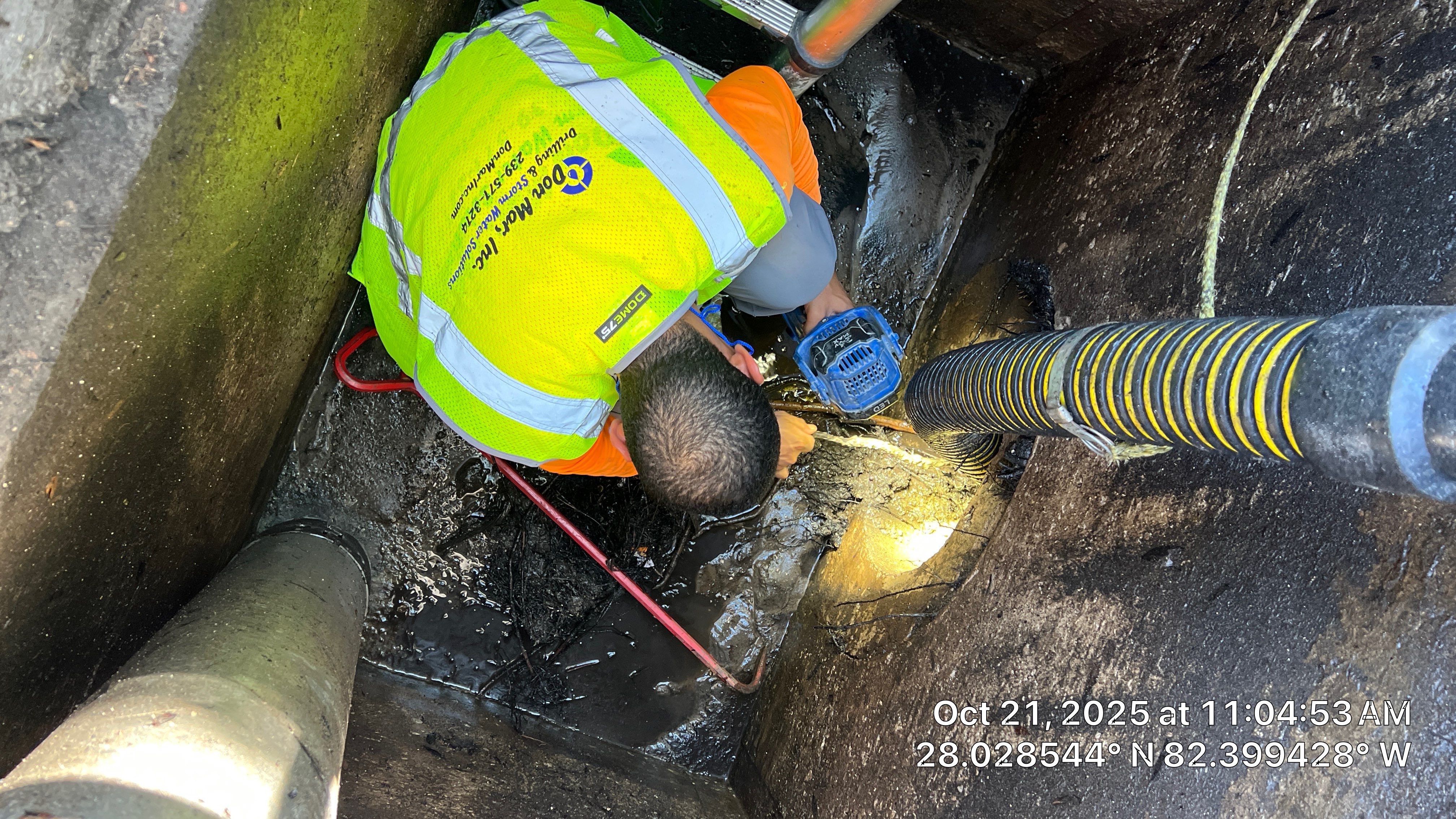 Apartment Complex Storm Water System Cleaning and Maintenance by Don Mar, Inc. Storm Water Solutions