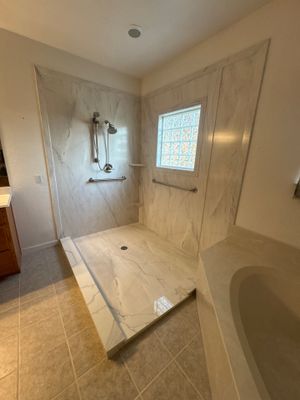 Shower remodel in Canyon Lake
