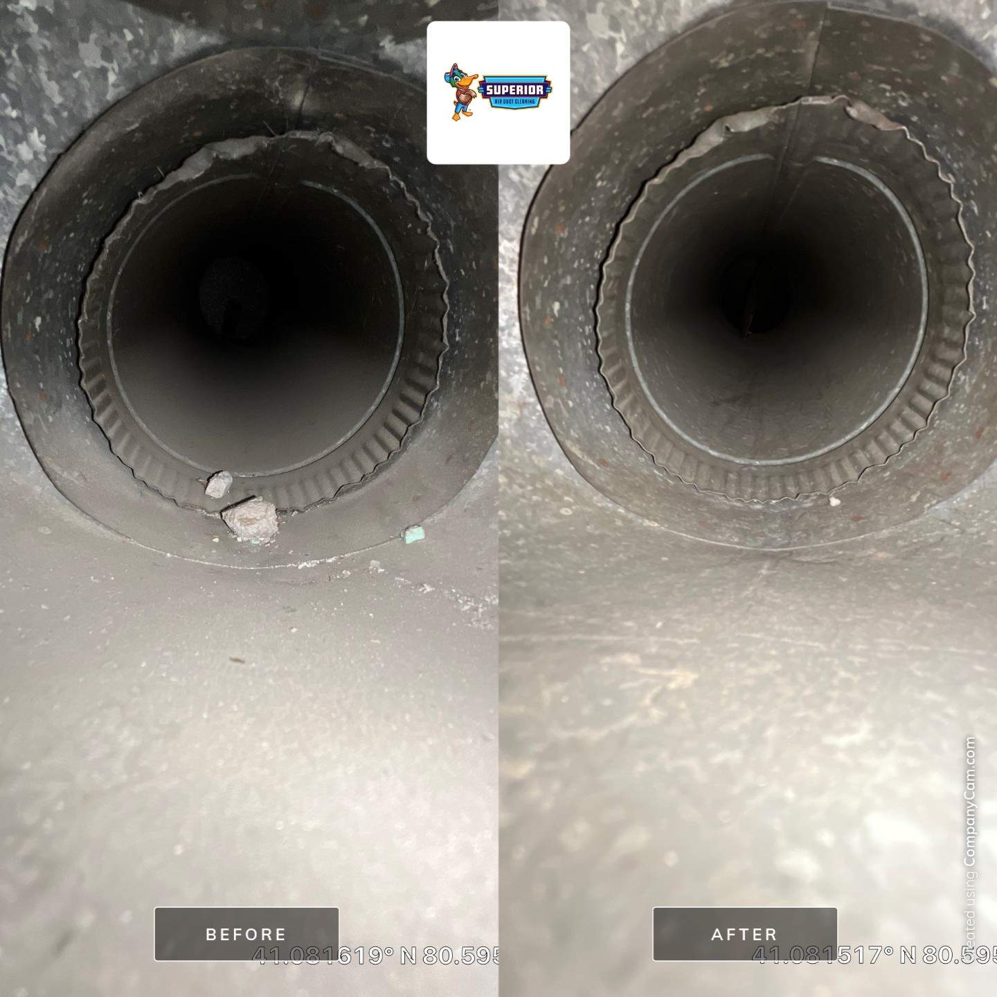 Air Duct Cleaning With a Vacuum Truck in Campbell, OH by Superior Air Duct Cleaning