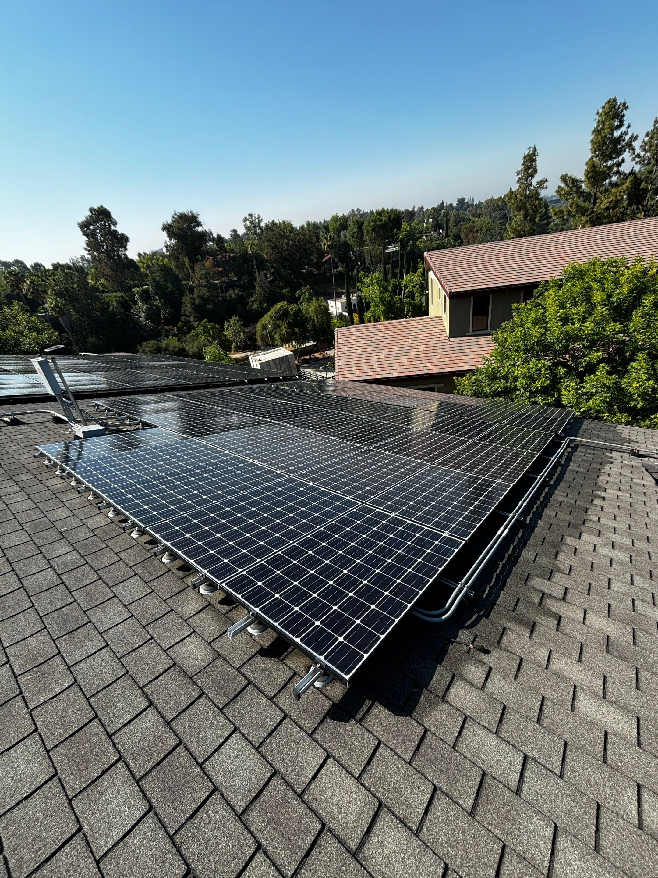 Commercial Solar Panel Cleaning for Chandler School in Pasadena Ca by Palm Coast Solar Cleaning