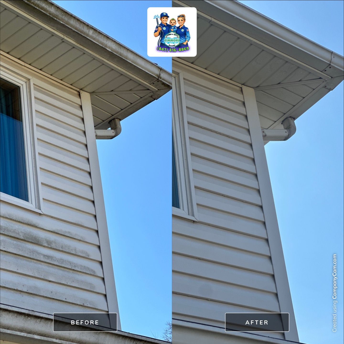 Project in Glenview by Simmons Power & Soft Washing