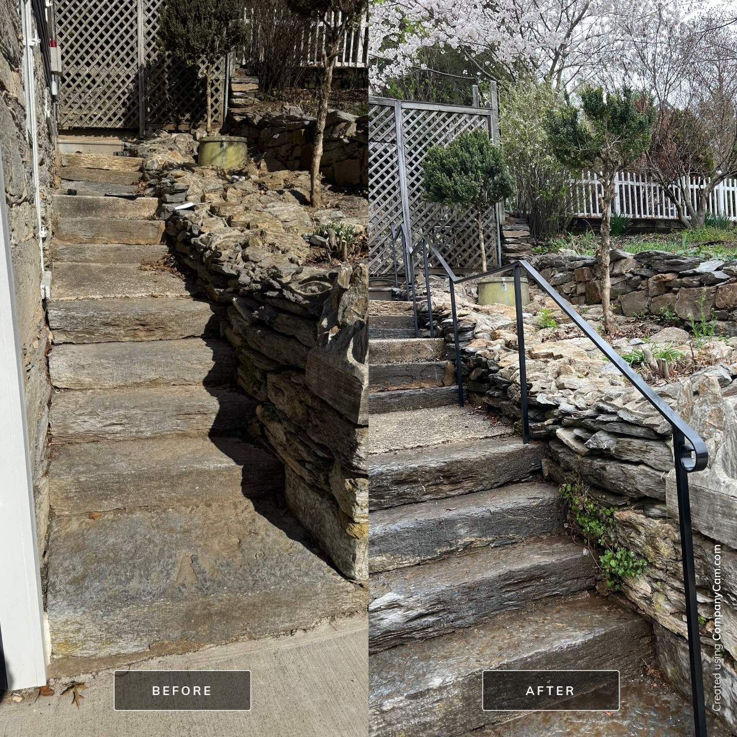 Traditional Iron Railing – Residential Entry – Keedysville, MD by Capitol Iron Works
